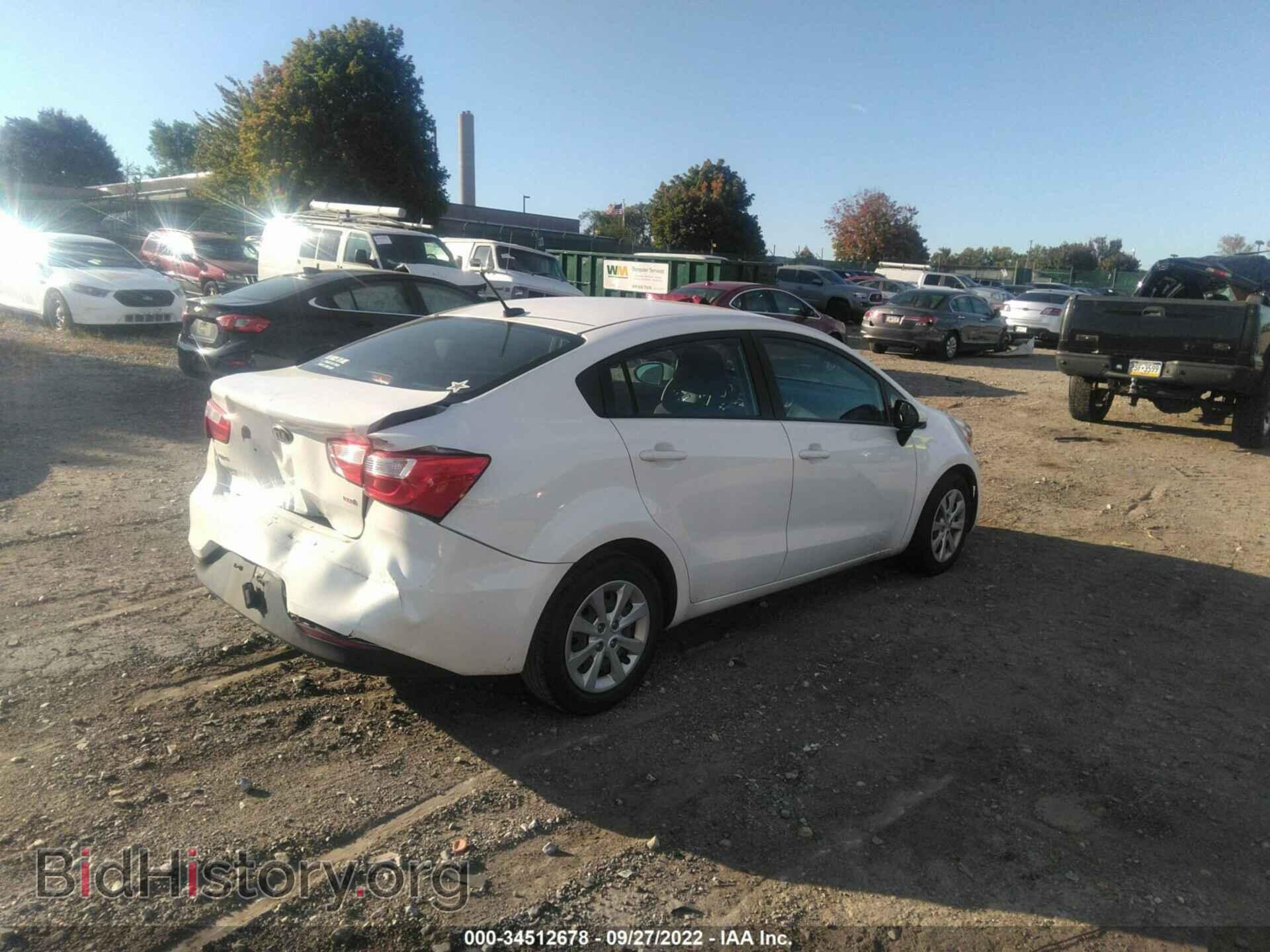 2016 KIA RIO - VIN: KNADM4A36G6584690 - Фото 4