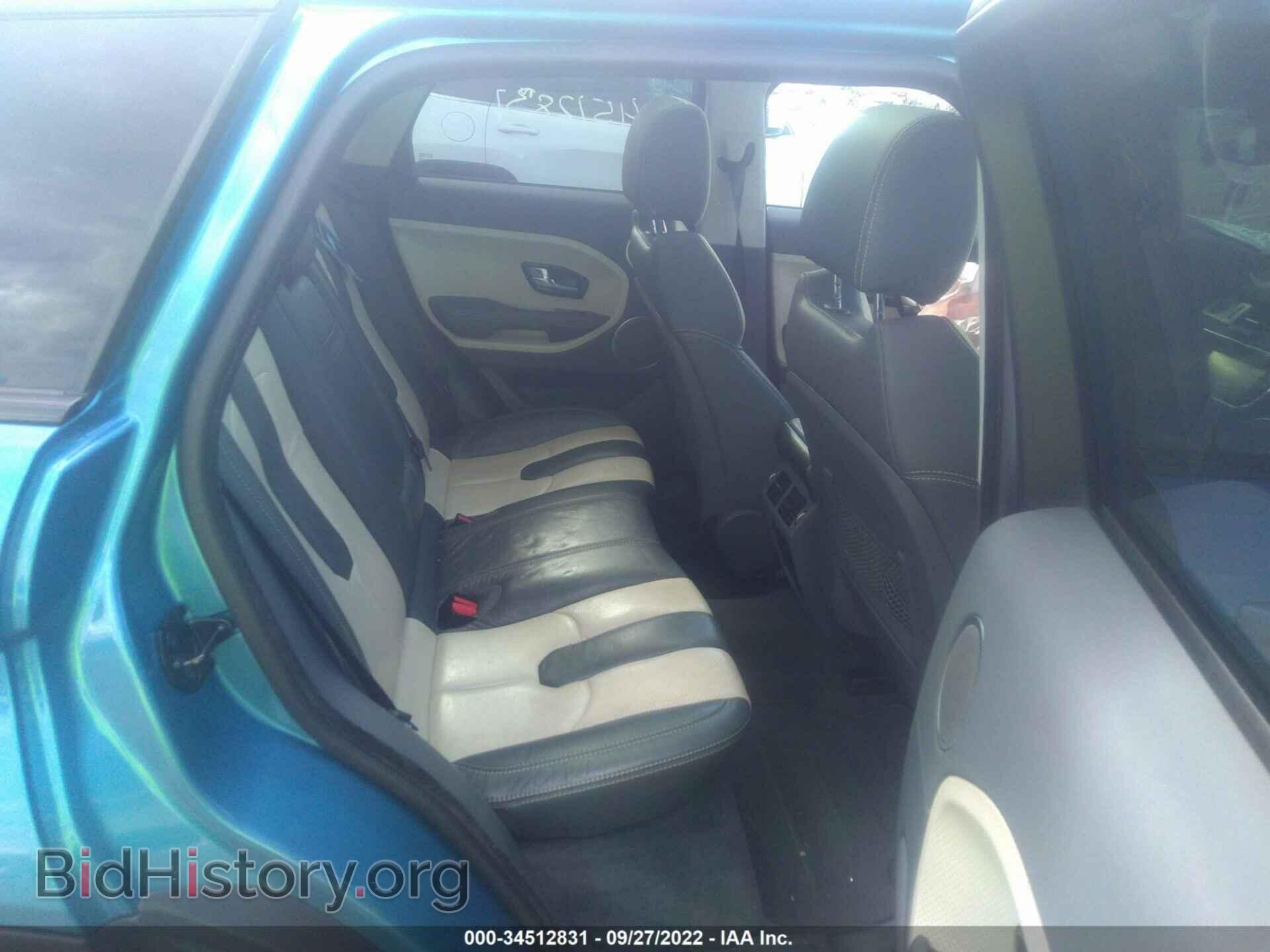 2012 LAND ROVER RANGE ROVER EVOQUE - VIN: SALVT2BG5CH664991 - Фото 8