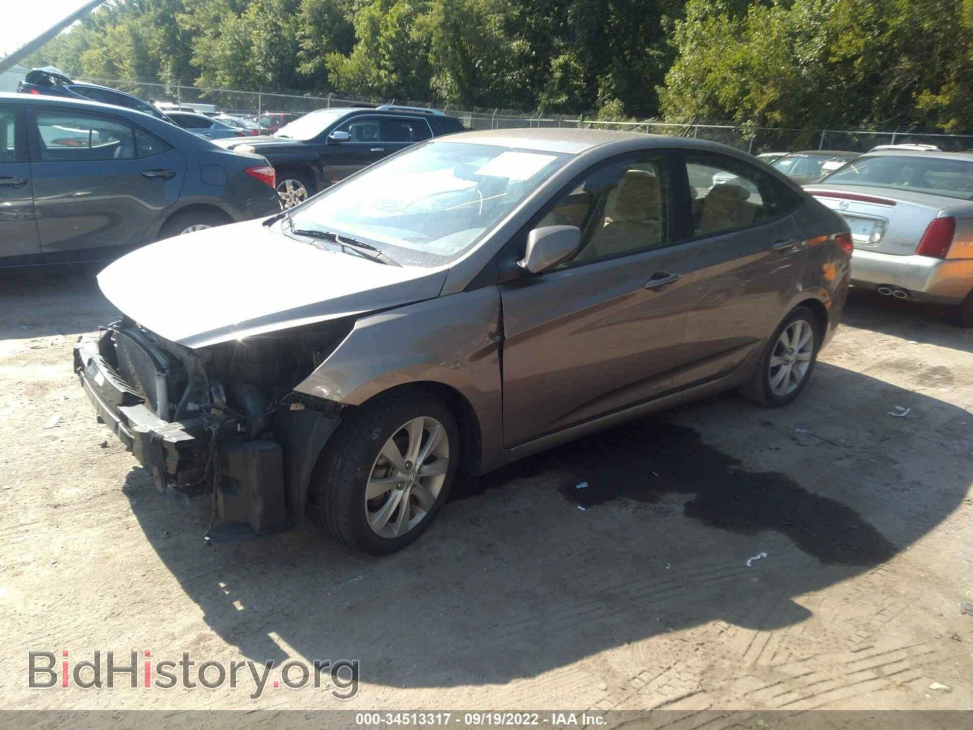 2012 HYUNDAI ACCENT - VIN: KMHCU4AE8CU235726 - Фото 2