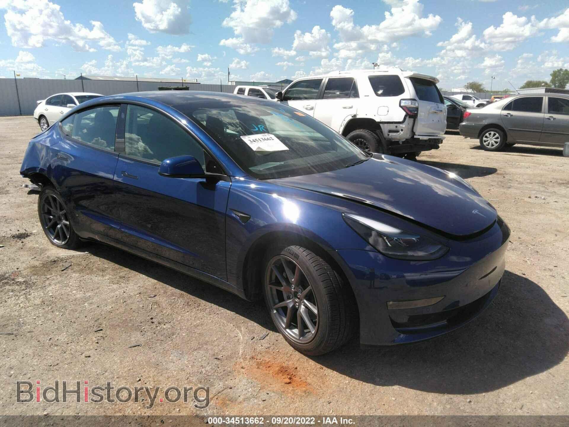Photo 5YJ3E1EBXMF012940 - TESLA MODEL 3 2021