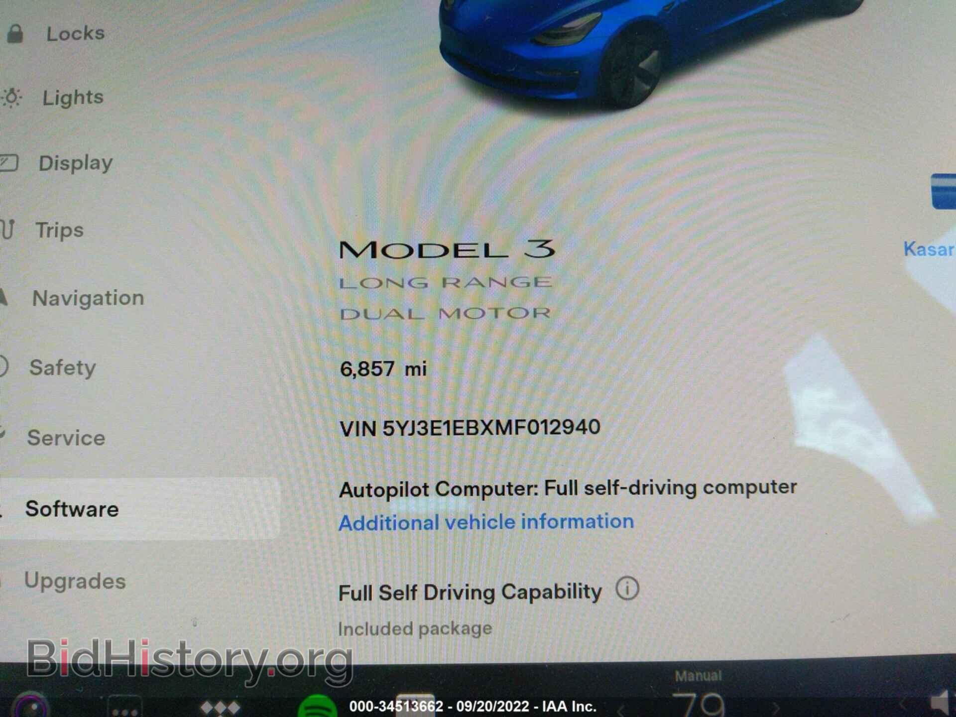 2021 TESLA MODEL 3 - VIN: 5YJ3E1EBXMF012940 - Photo 7