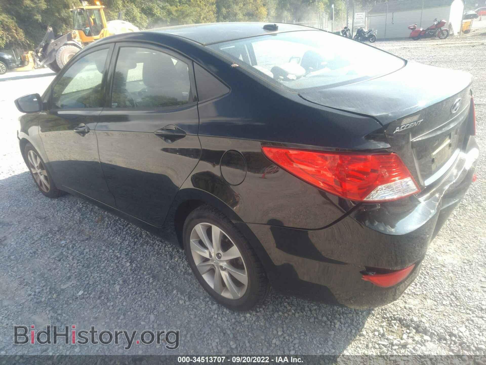 2013 HYUNDAI ACCENT - VIN: KMHCU4AE2DU404706 - Фото 3