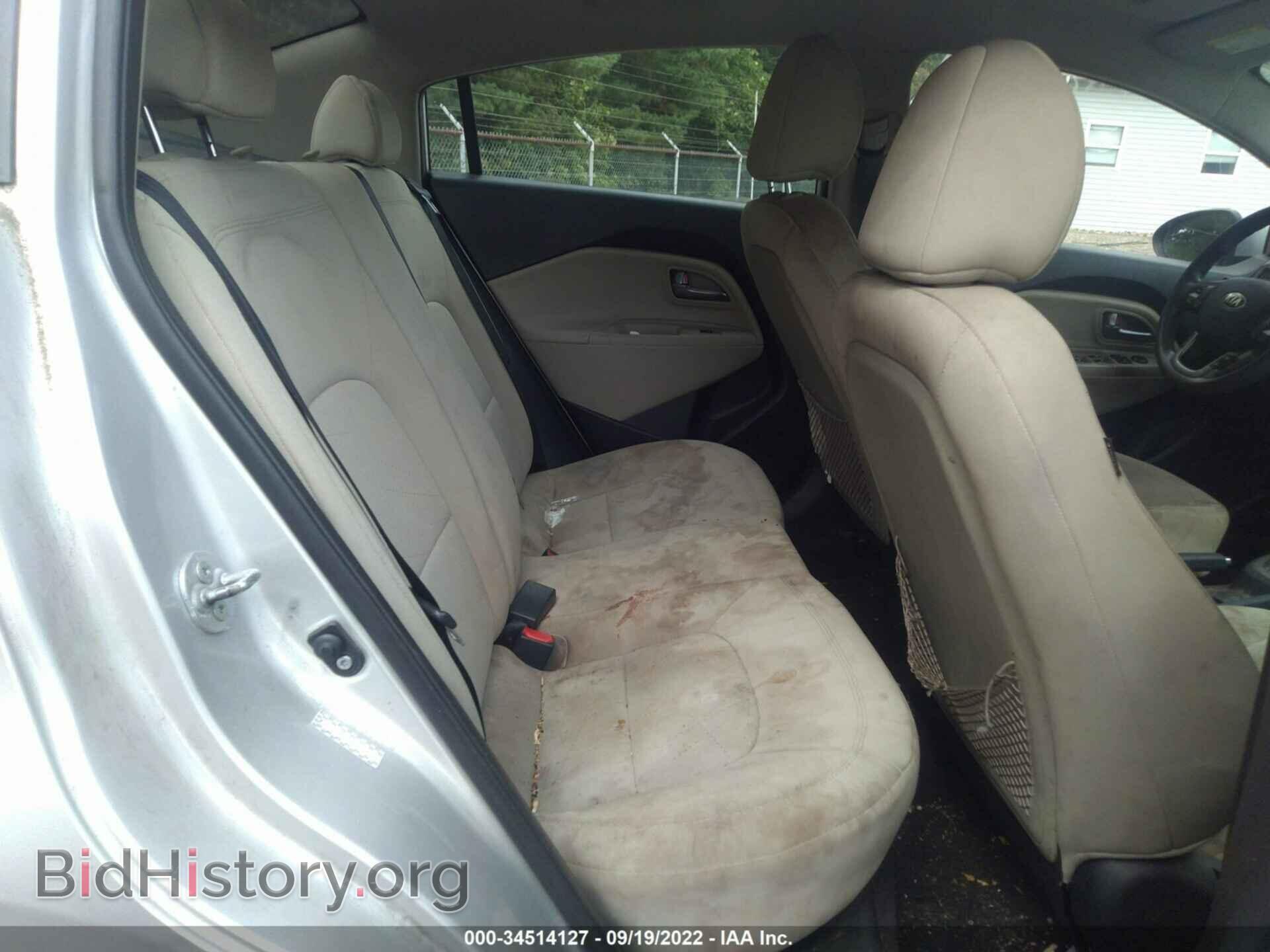 2013 KIA RIO - VIN: KNADN4A39D6243194 - Фото 8