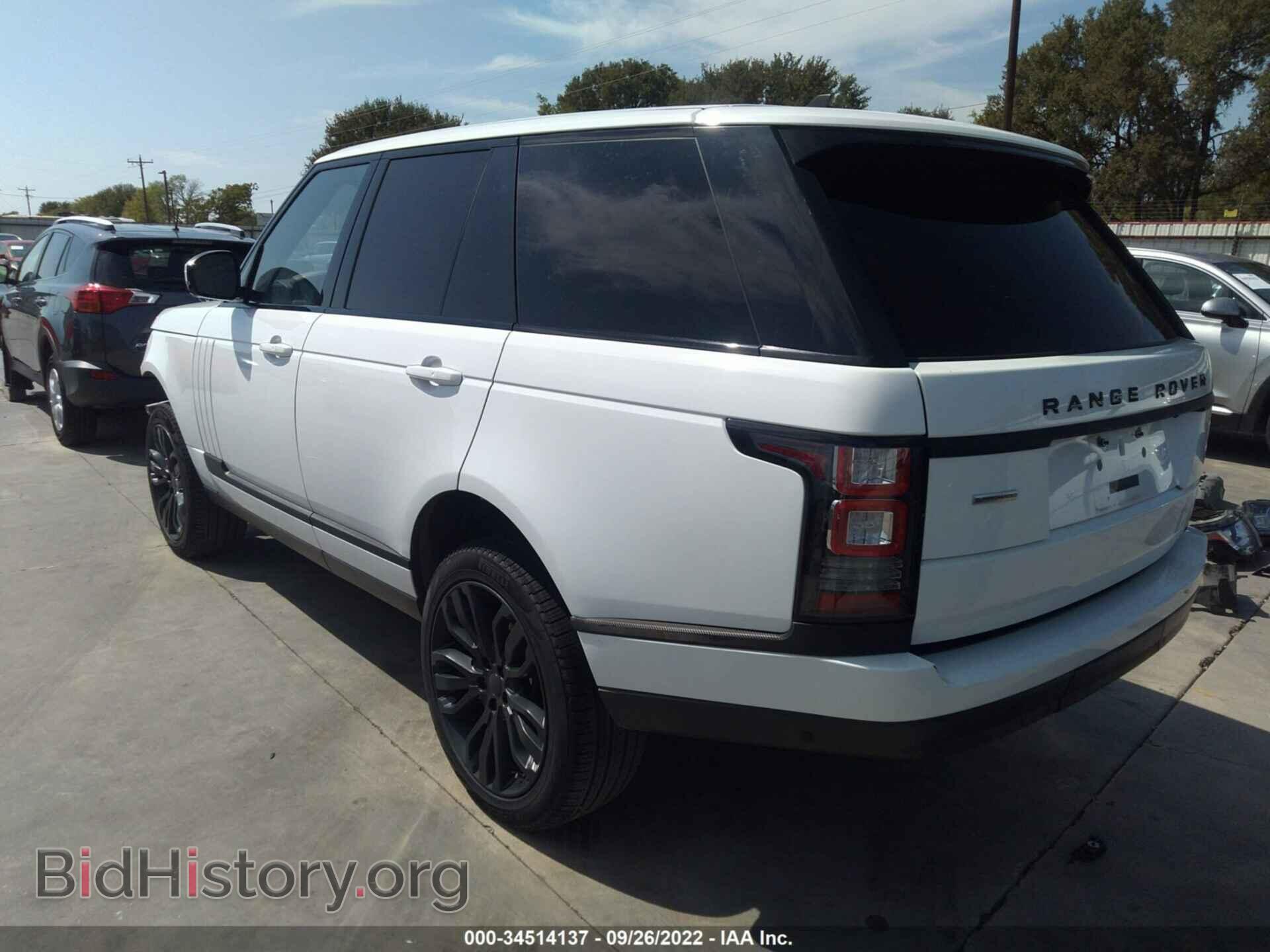 2015 LAND ROVER RANGE ROVER - VIN: SALGS2TFXFA237756 - Фото 3