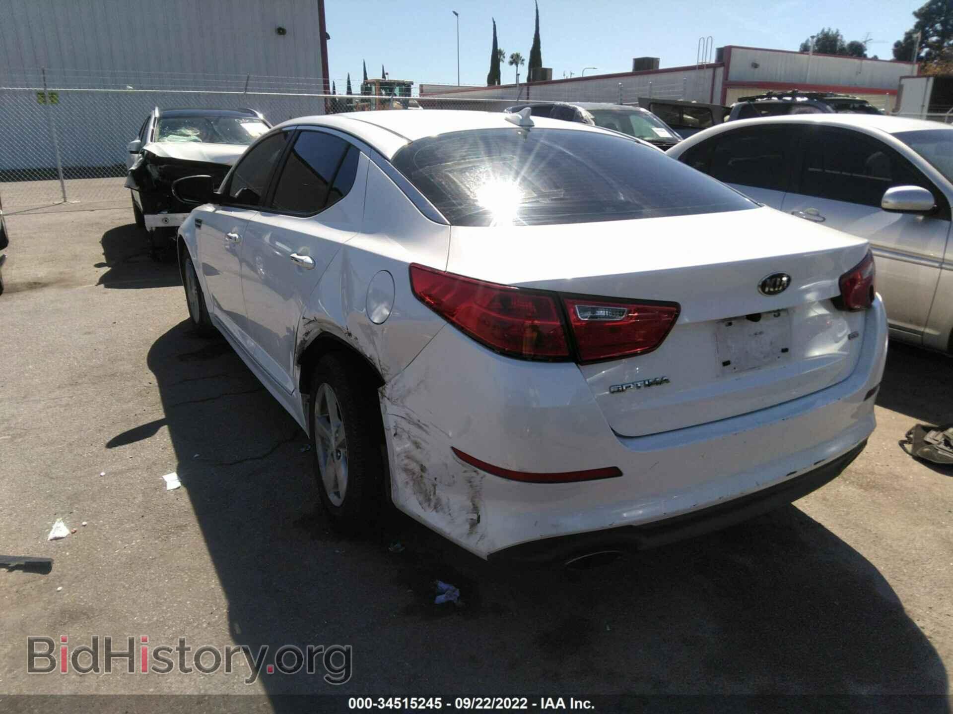 2015 KIA OPTIMA - VIN: KNAGM4A74F5558111 - Photo 3