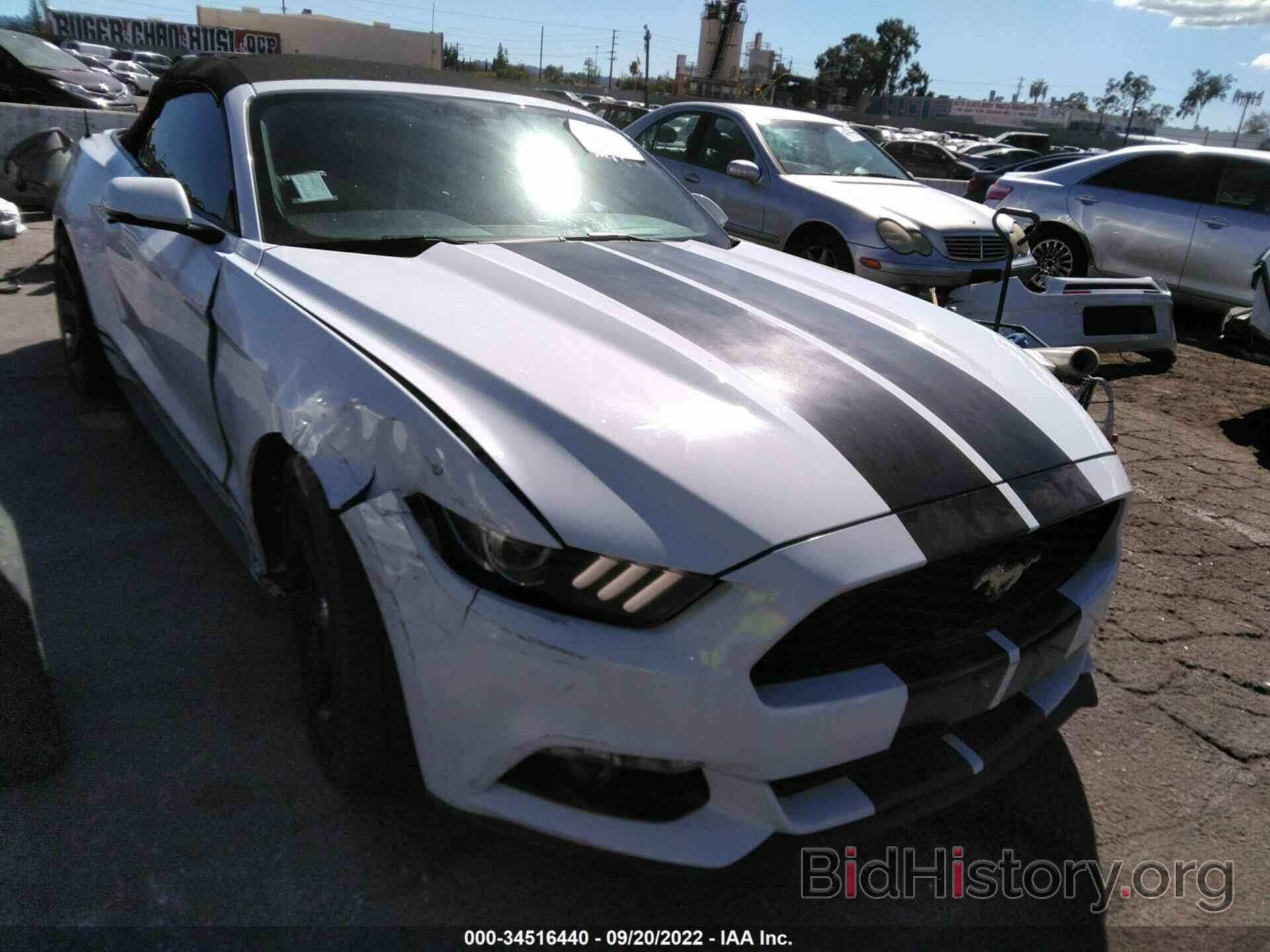 Photo 1FATP8UH5G5291086 - FORD MUSTANG 2016