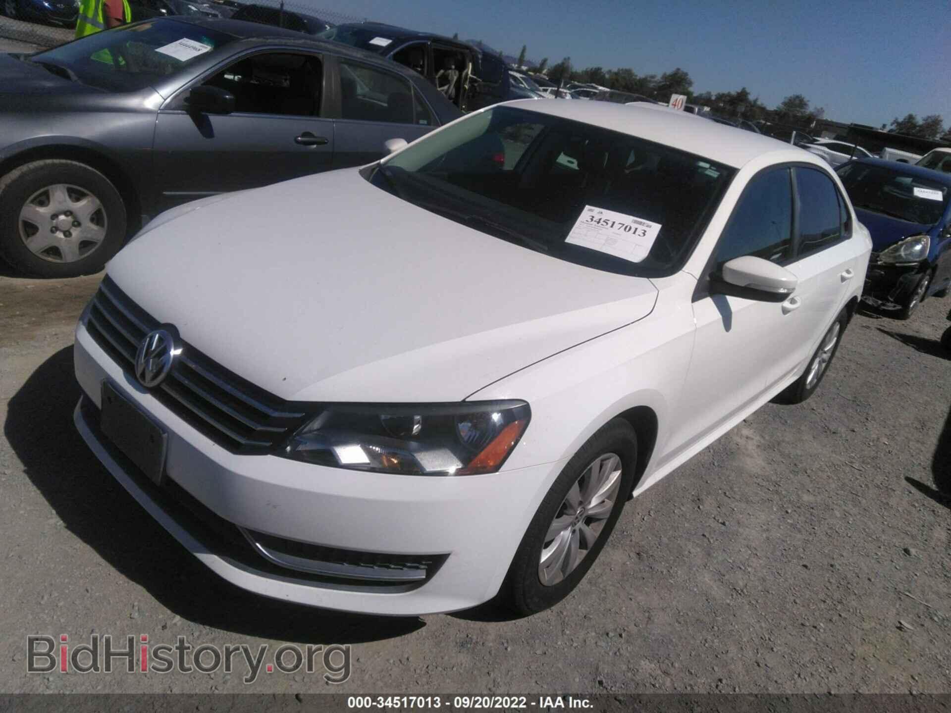 2013 VOLKSWAGEN PASSAT - VIN: 1VWAP7A34DC012980 - Фото 2