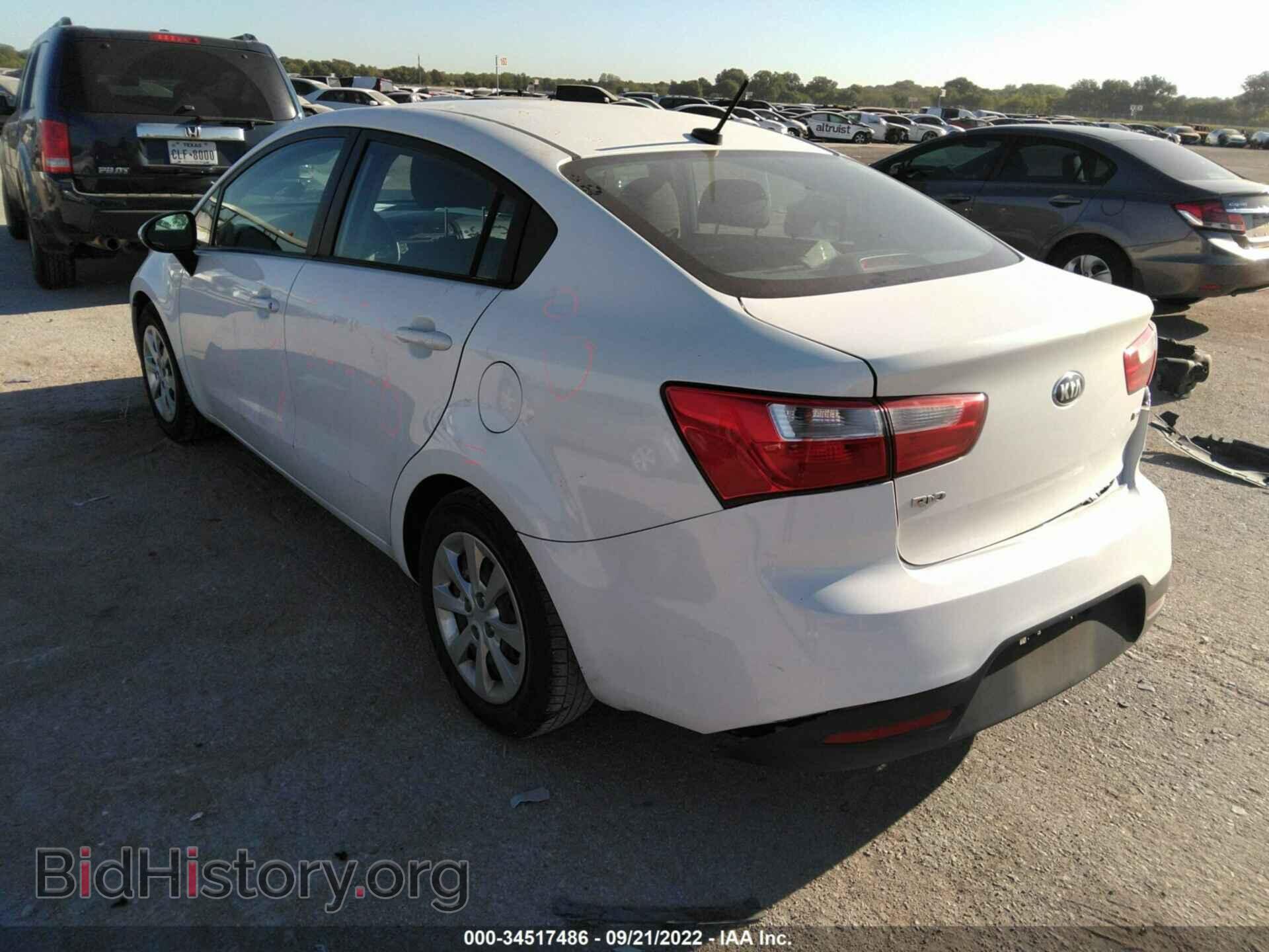2015 KIA RIO - VIN: KNADM4A35F6505136 - Фото 3