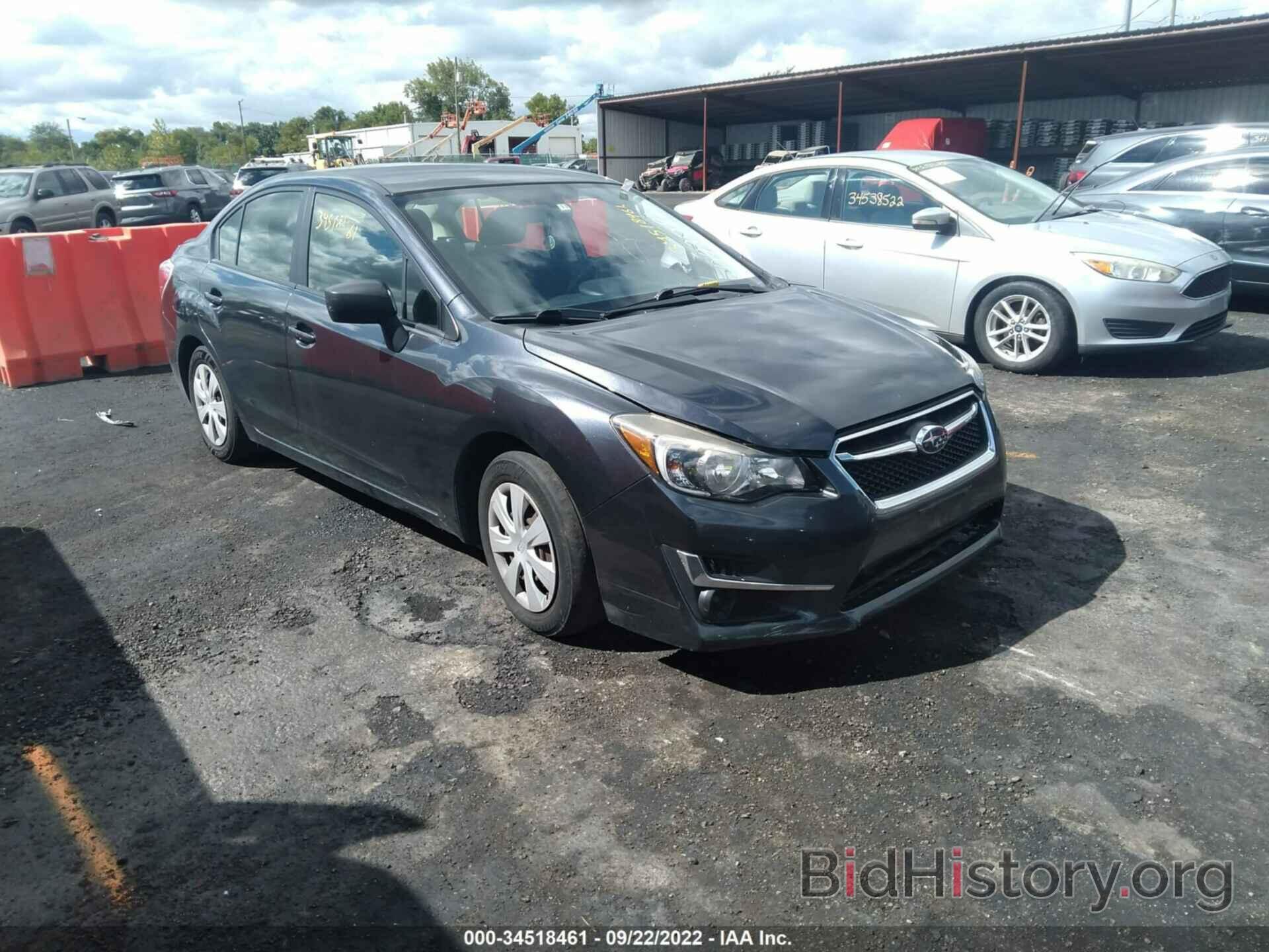 Photo JF1GJAA60FH003081 - SUBARU IMPREZA SEDAN 2015