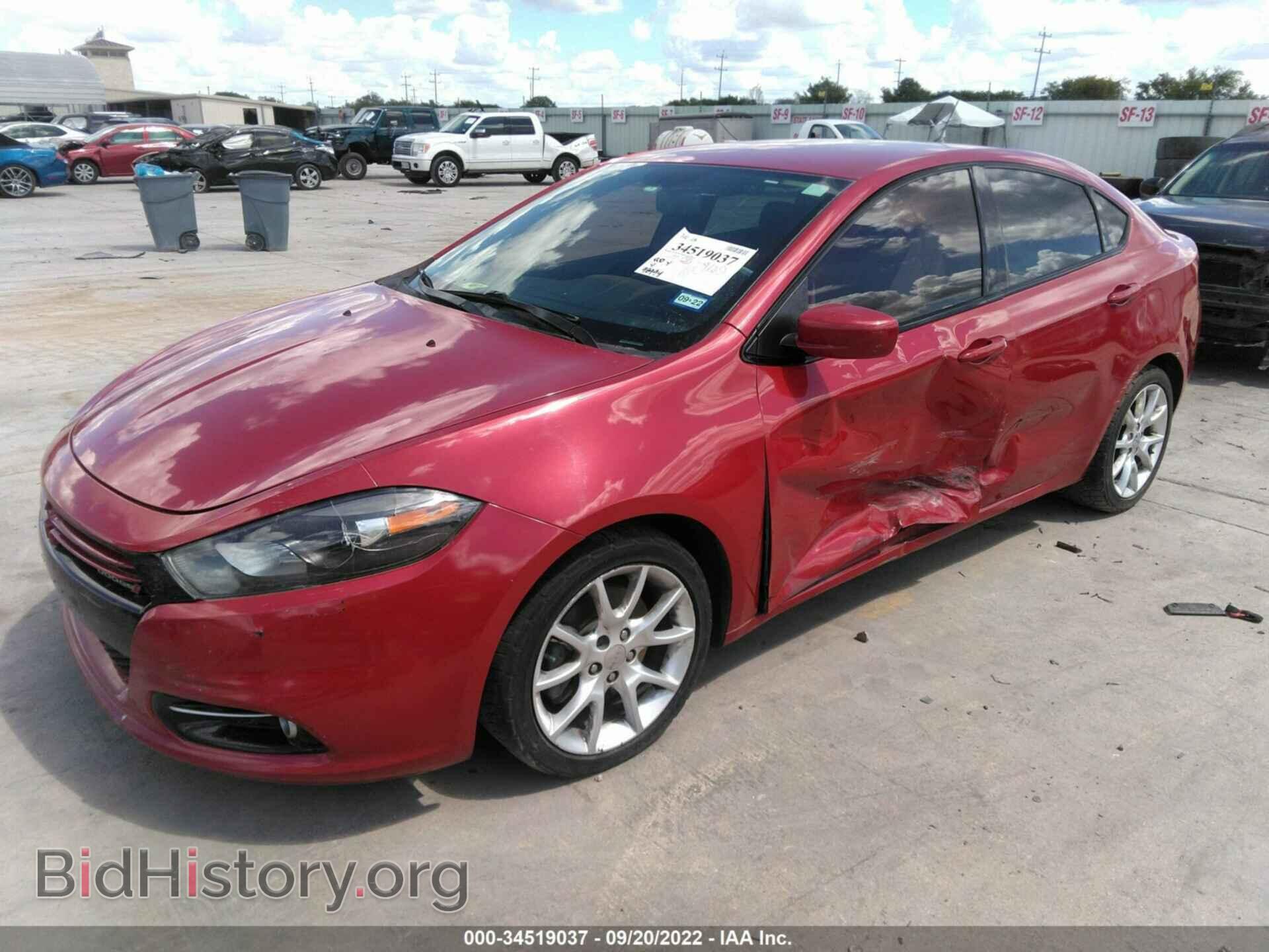 2013 DODGE DART - VIN: 1C3CDFBH4DD691351 - Фото 2