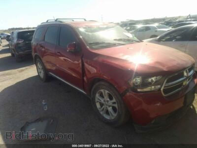 2011 Dodge DURANGO Crew, red — VIN 1D4SE4GT2BC594614, IAAI