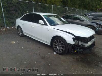 2012 Audi A4 2.0T Premium Plus, белый — VIN WAUEFAFL8CN001445, IAAI