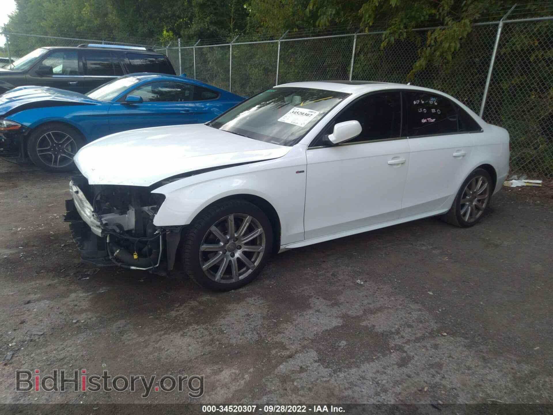 2012 AUDI A4 - VIN: WAUEFAFL8CN001445 - Фото 2