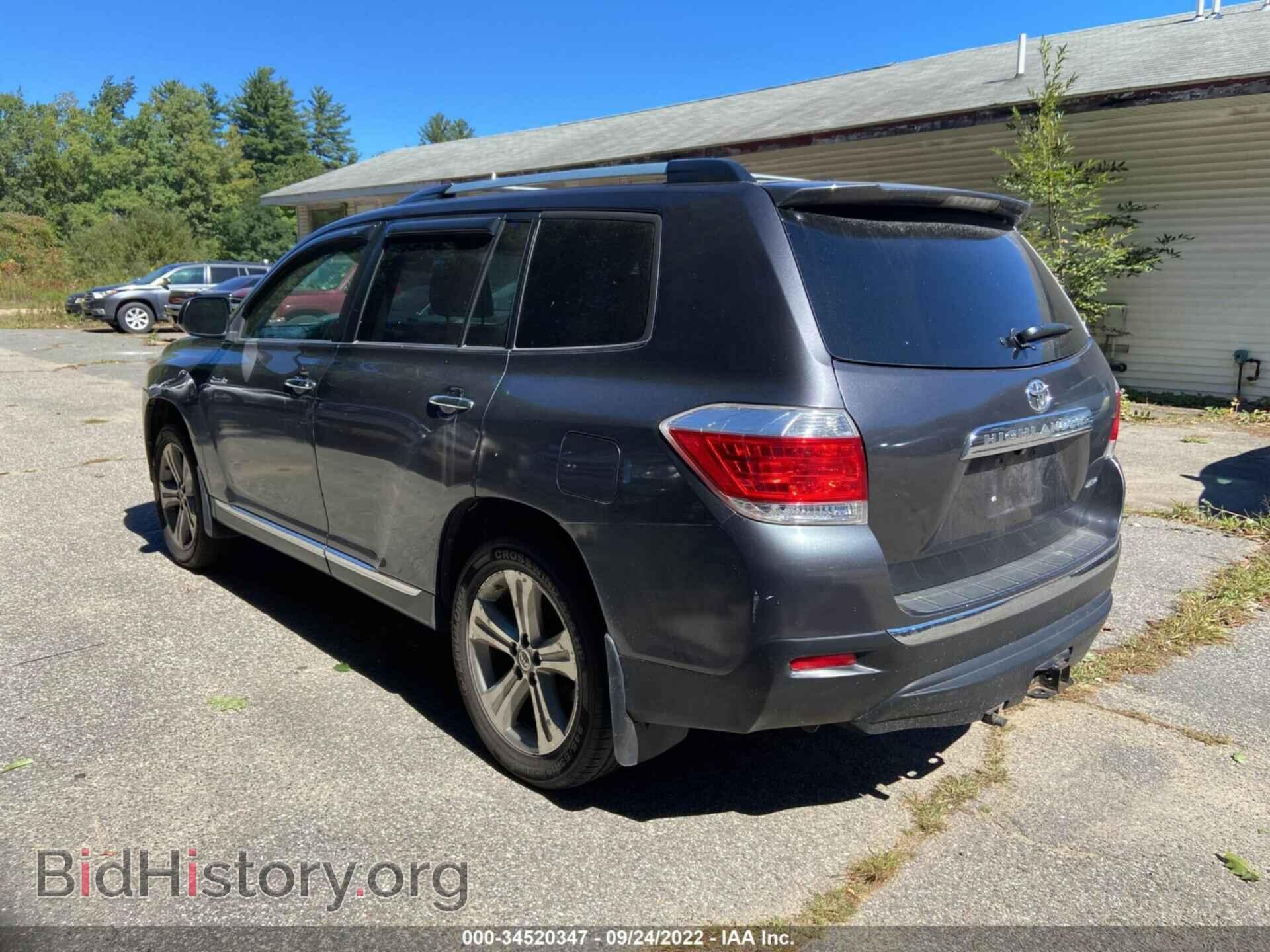 2012 TOYOTA HIGHLANDER - VIN: 5TDDK3EH8CS116608 - Фото 3