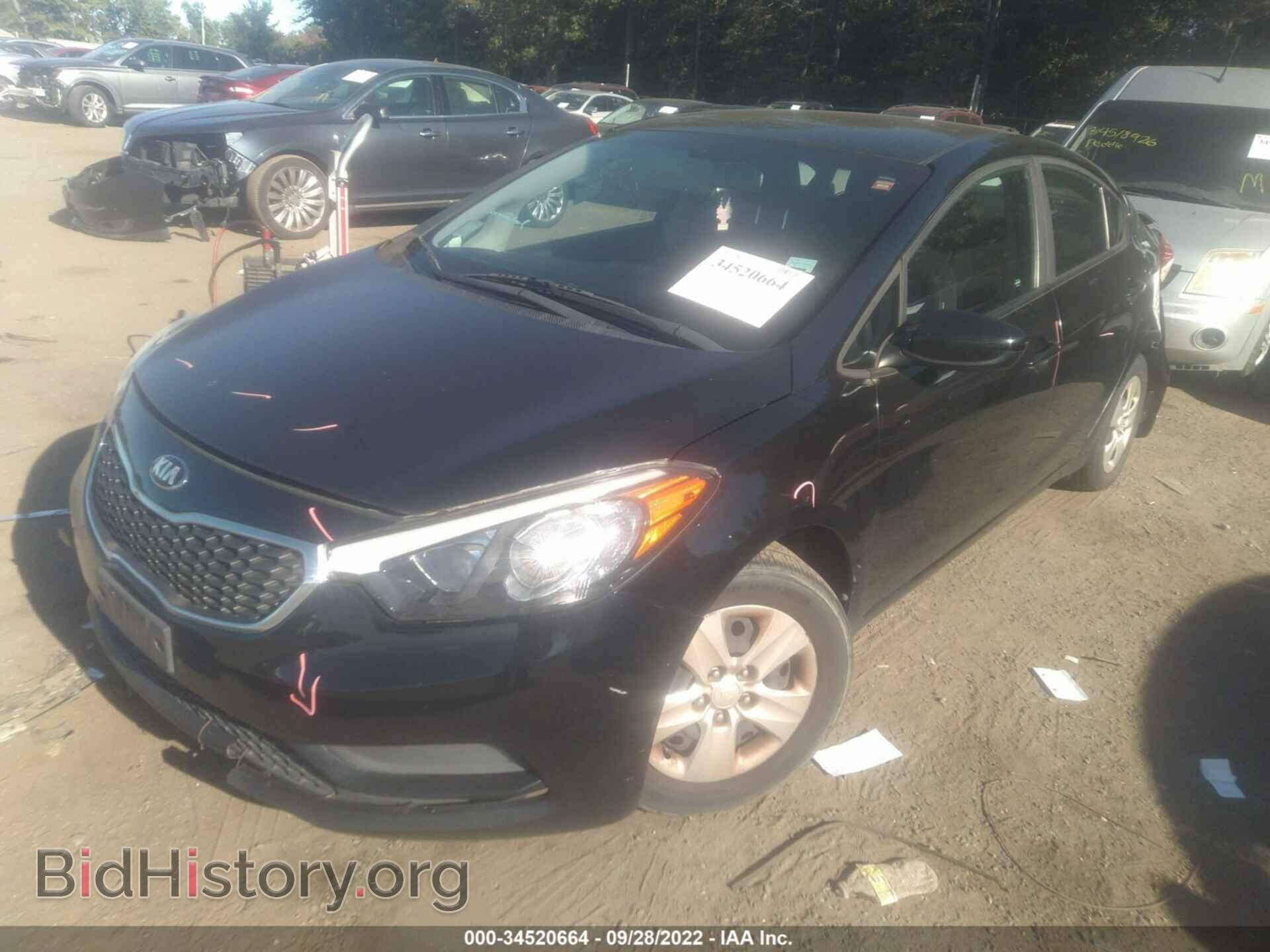 2016 KIA FORTE - VIN: KNAFK4A66G5616357 - Фото 2