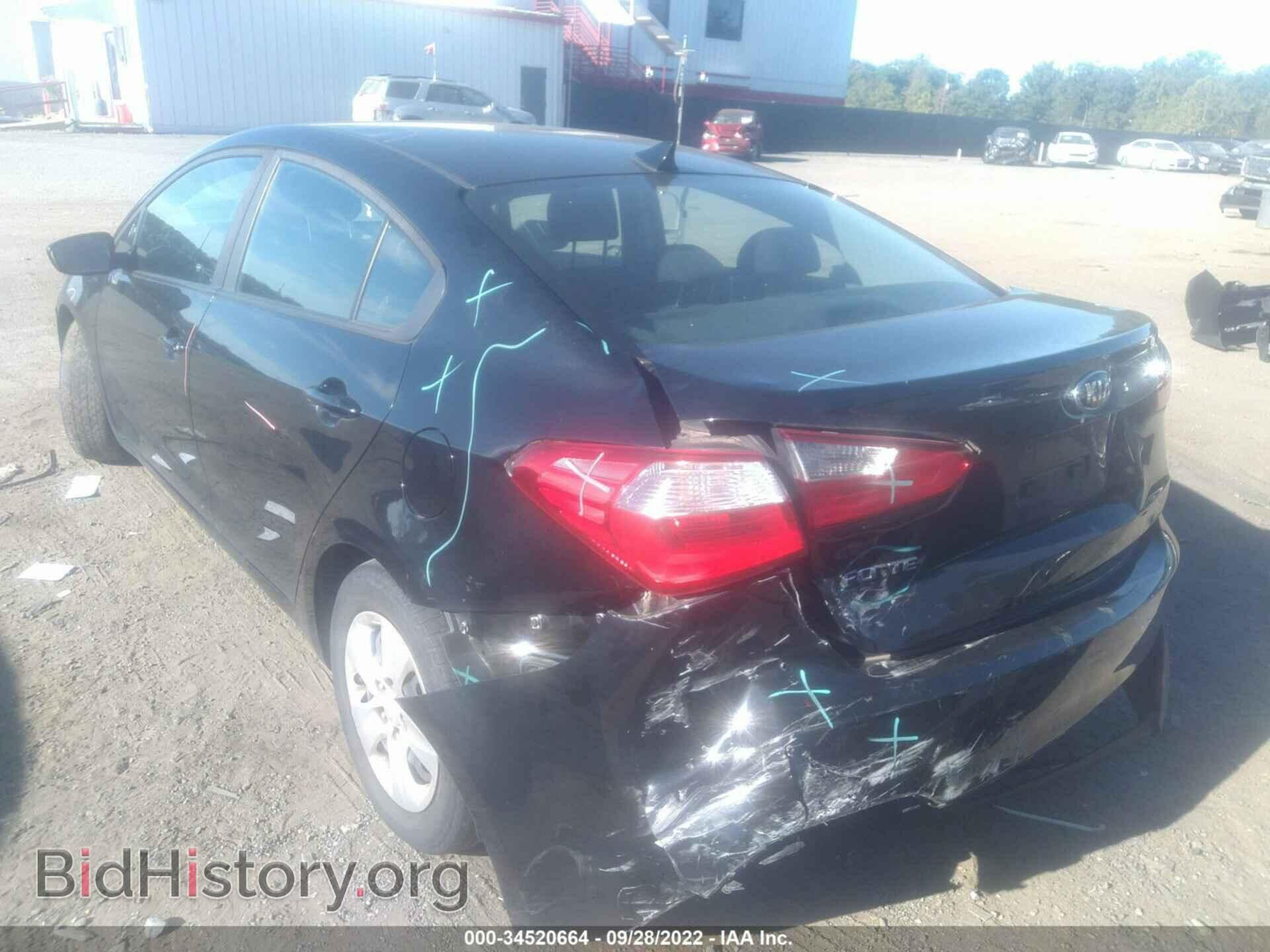 2016 KIA FORTE - VIN: KNAFK4A66G5616357 - Фото 3