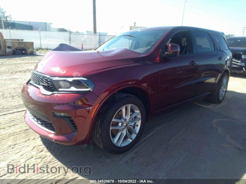 2022 Dodge DURANGO GT (VIN 1C4RDHDG9NC202892) — фото 1 из 11, IAAI, повреждение: передняя и задняя часть