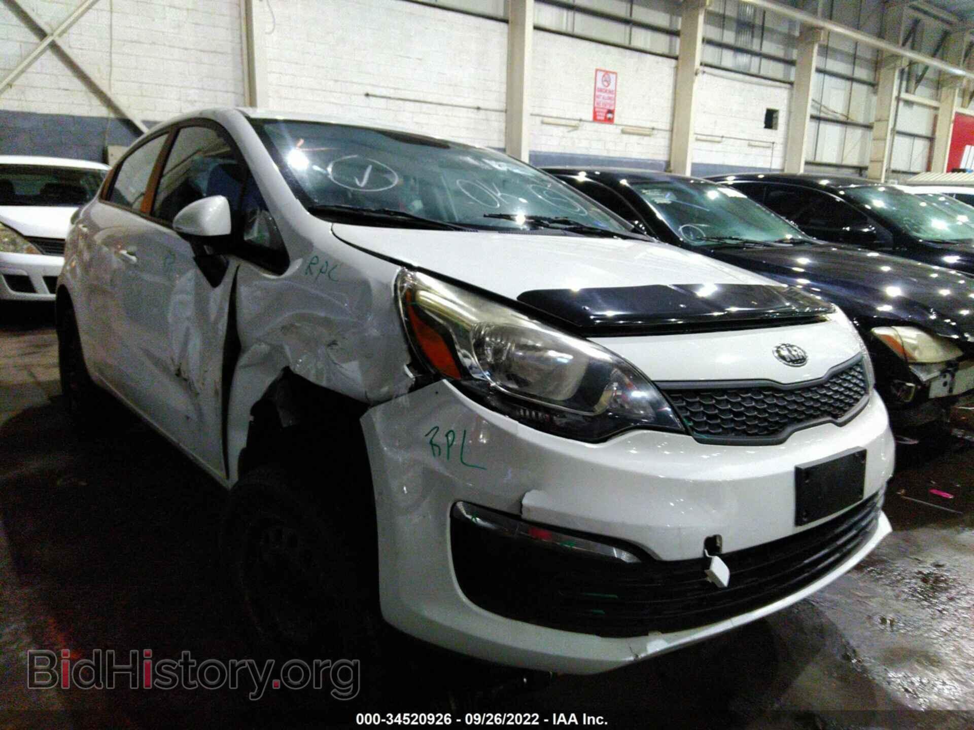 Photo 00ADM4A32G6580975 - KIA RIO 2016