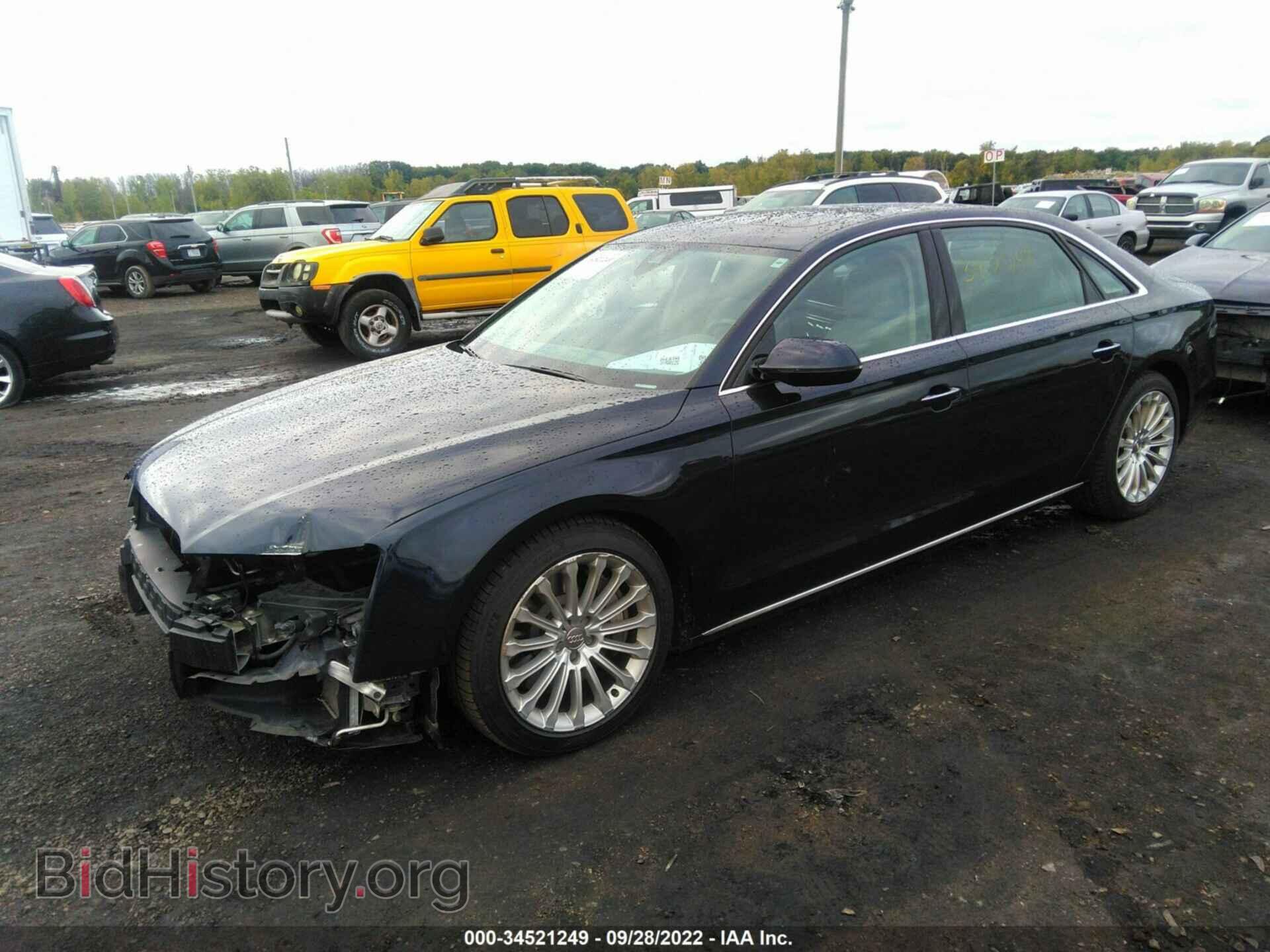 2013 AUDI A8 L - VIN: WAUR2AFD8DN014705 - Фото 2