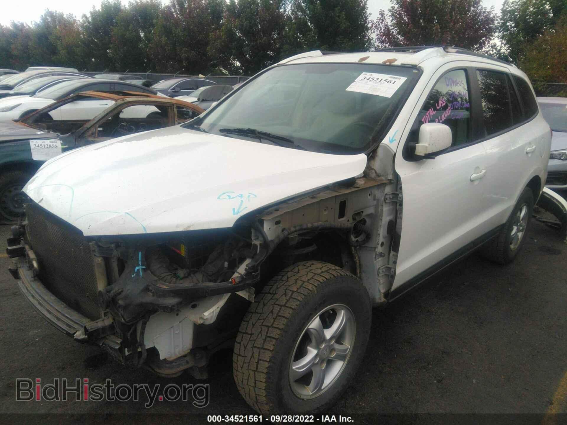 2007 HYUNDAI SANTA FE - VIN: 5NMSG73D57H073810 - Фото 2