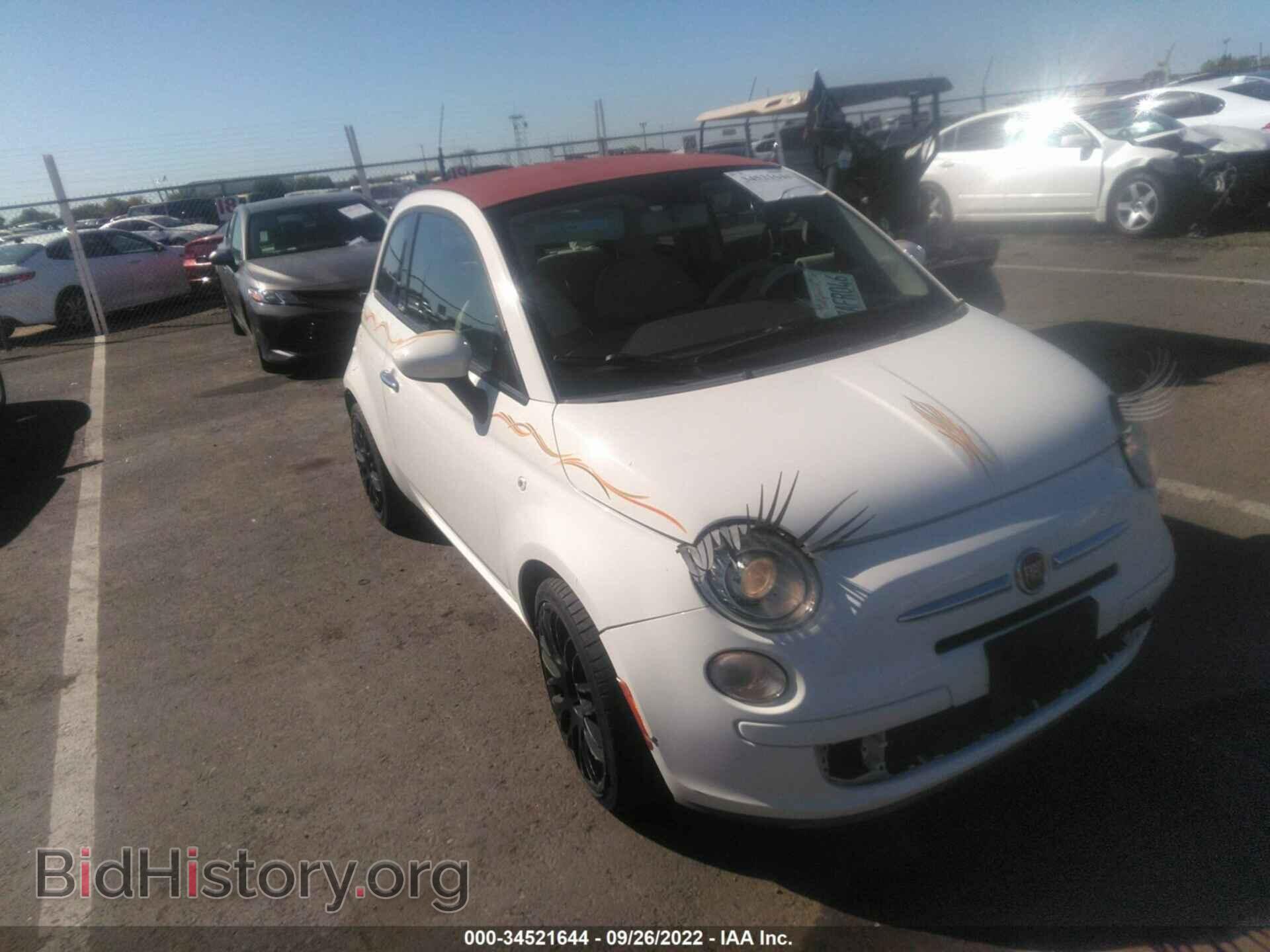 Photo 3C3CFFDR1CT120909 - FIAT 500 2012