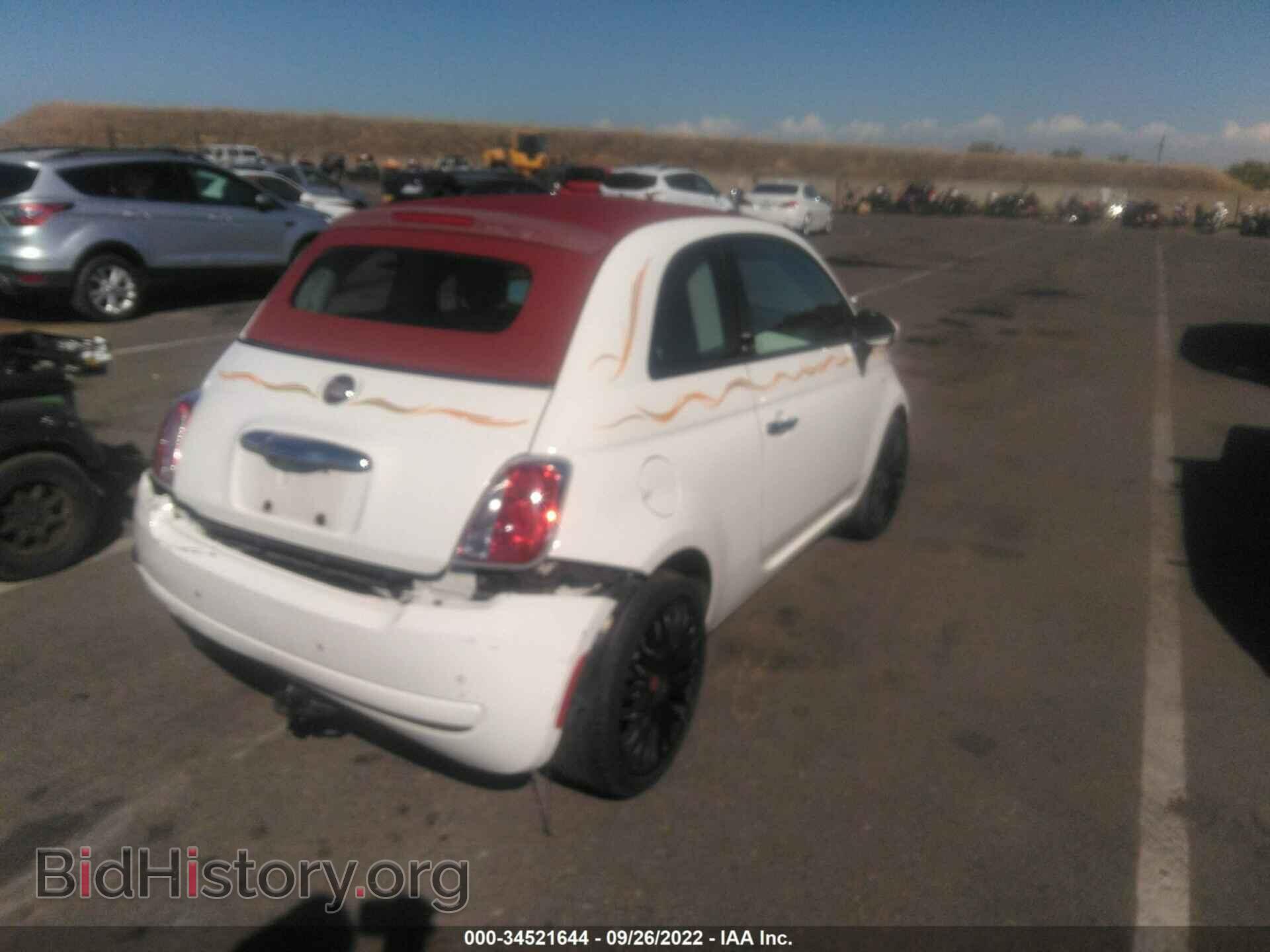 2012 FIAT 500 - VIN: 3C3CFFDR1CT120909 - Фото 4