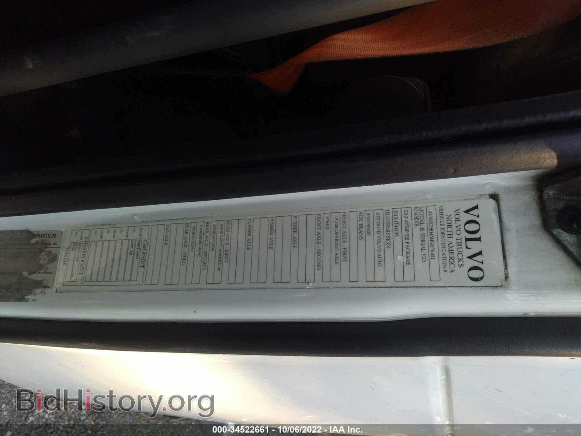 2017 VOLVO VN - VIN: 4V4NC9EH5HN976441 - Фото 9