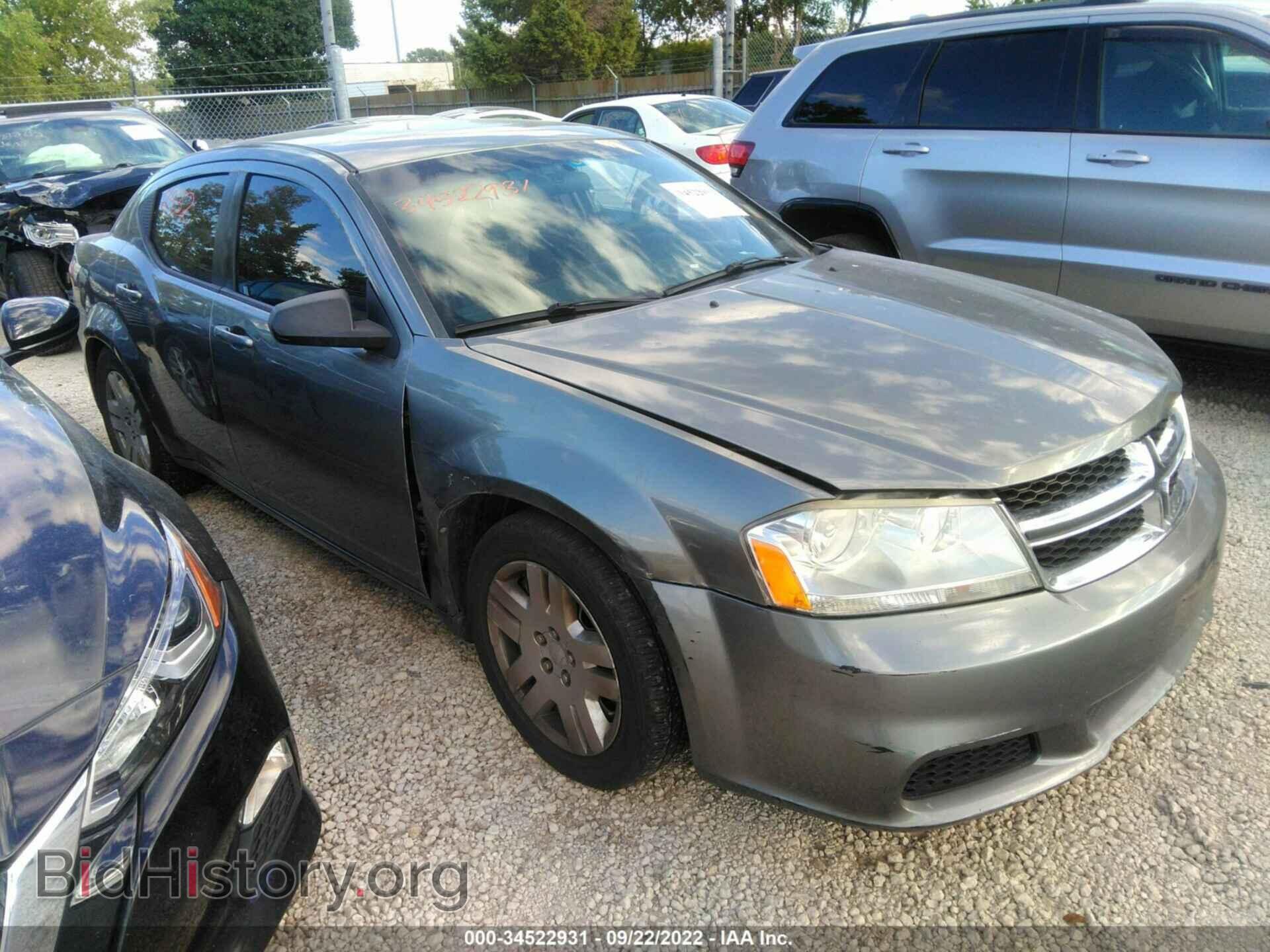 Photo 1C3CDZAB3DN628802 - DODGE AVENGER 2013