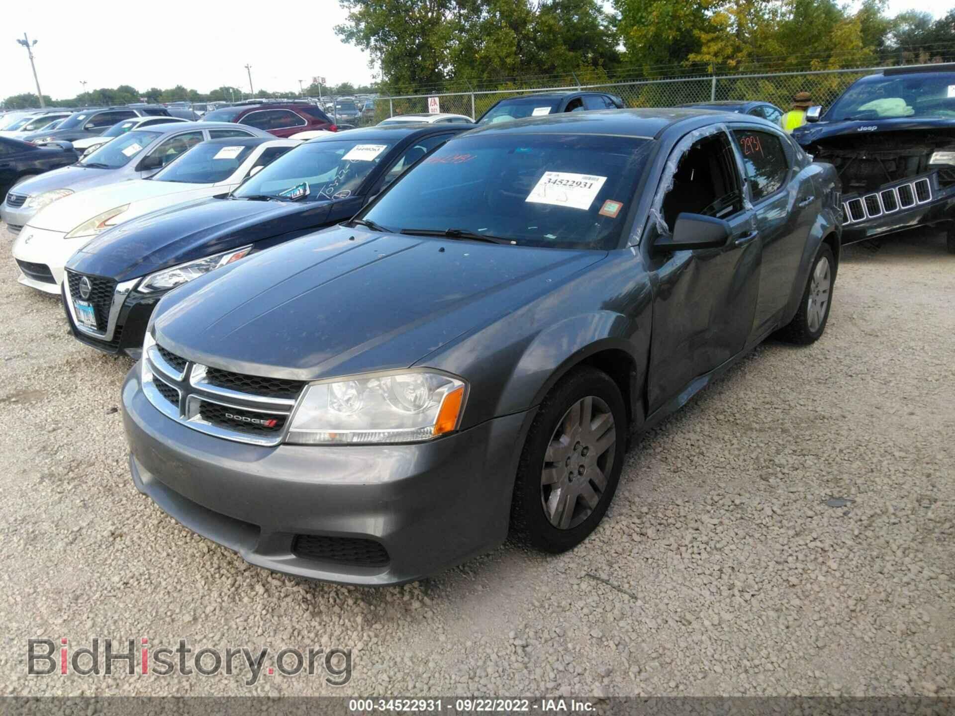 2013 DODGE AVENGER - VIN: 1C3CDZAB3DN628802 - Фото 2