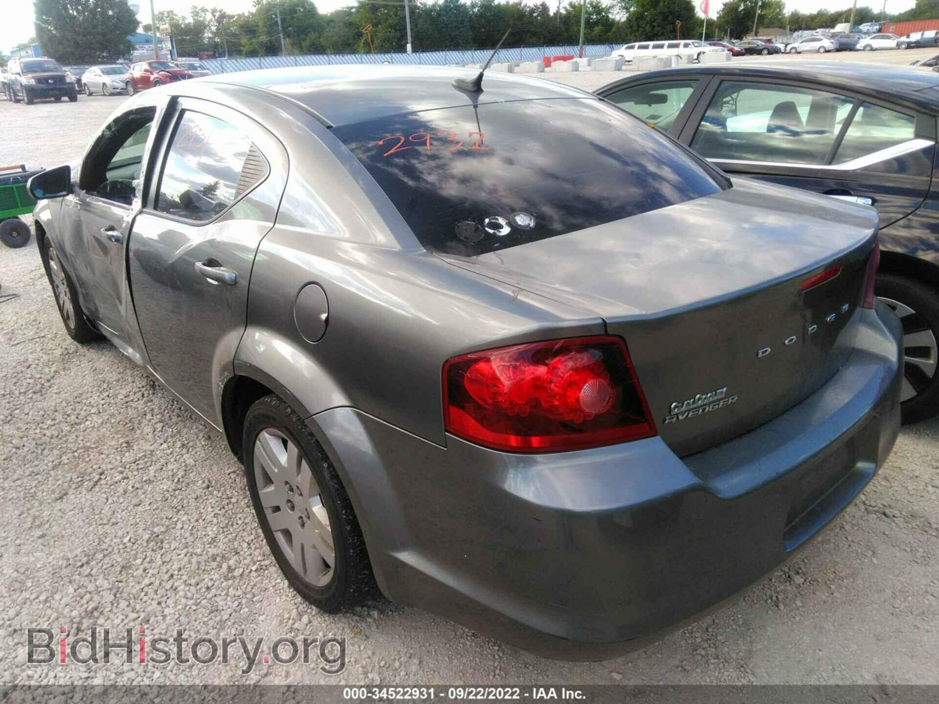 2013 DODGE AVENGER - VIN: 1C3CDZAB3DN628802 - Фото 3