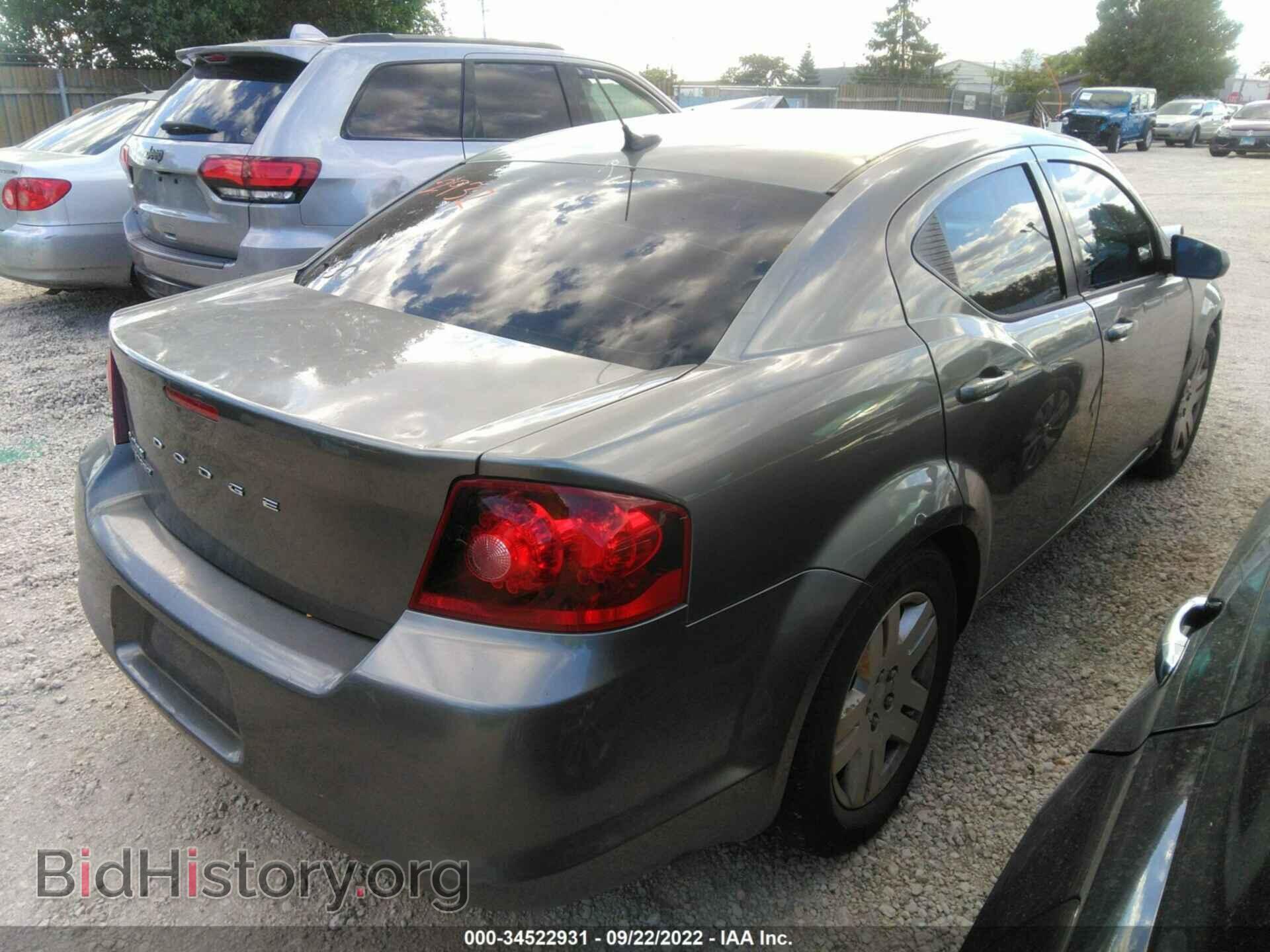 2013 DODGE AVENGER - VIN: 1C3CDZAB3DN628802 - Фото 4