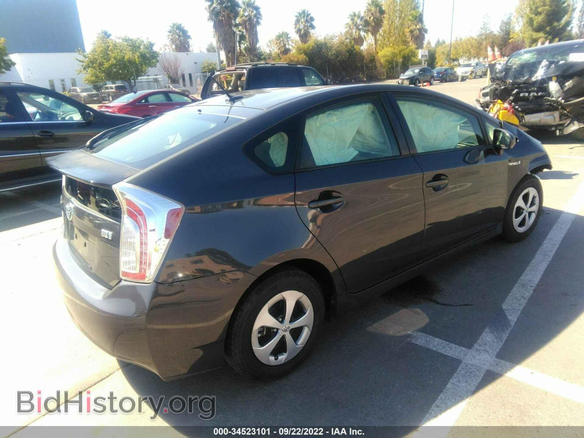 2014 TOYOTA PRIUS - VIN: JTDKN3DU4E0380945 - Фото 4