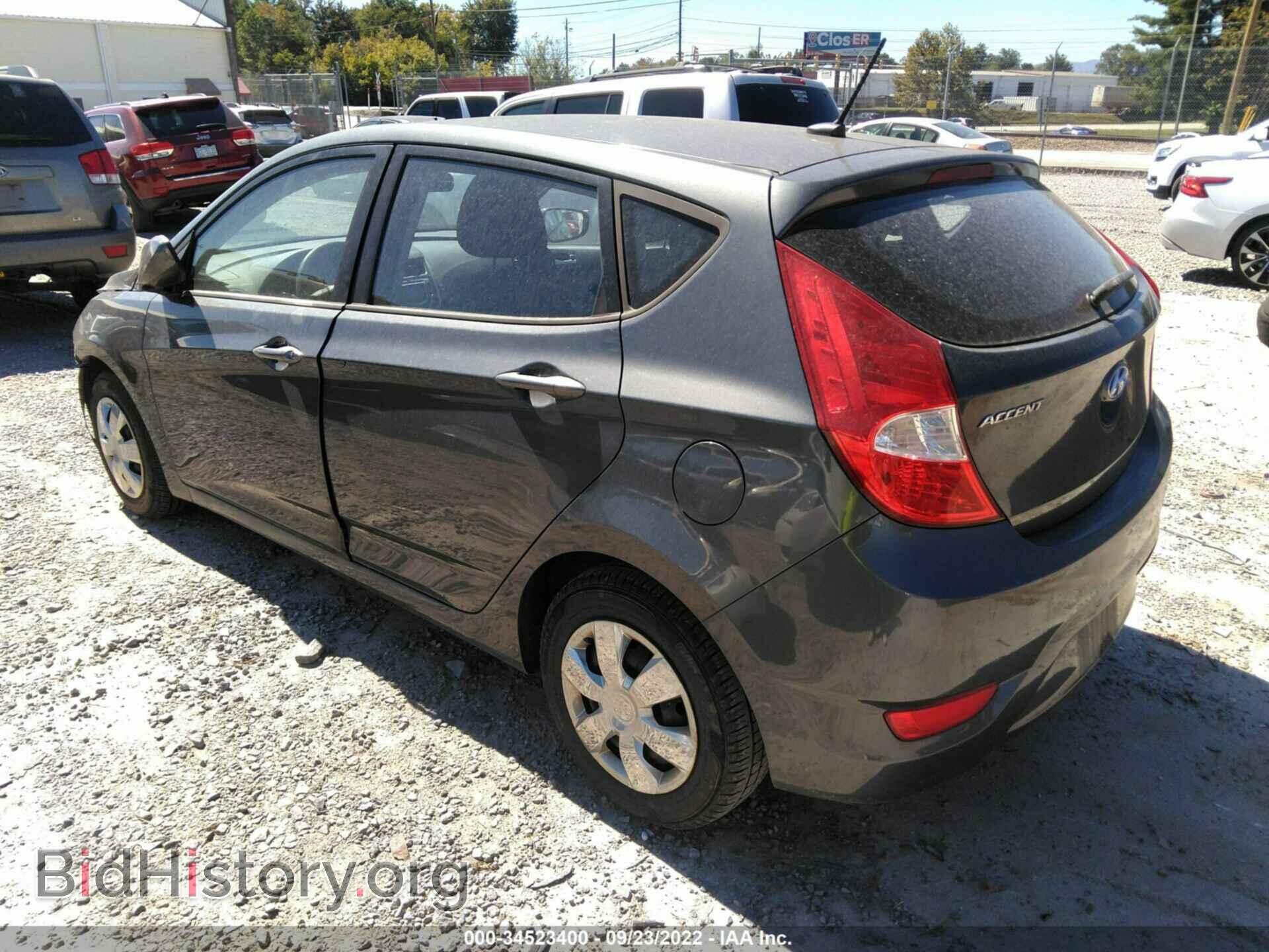 2012 HYUNDAI ACCENT - VIN: KMHCT5AE8CU050245 - Фото 3