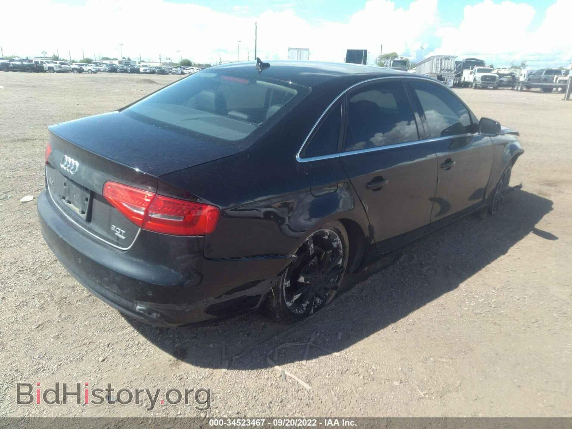 2013 AUDI A4 - VIN: WAUFFAFL4DN004378 - Фото 4