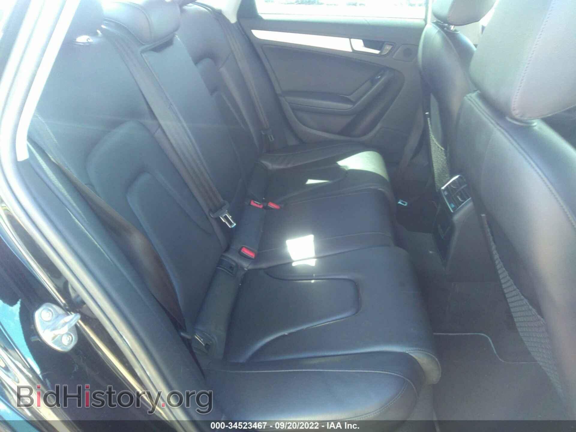 2013 AUDI A4 - VIN: WAUFFAFL4DN004378 - Фото 8