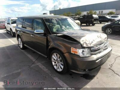 2011 Ford FLEX Limited, коричневый — VIN 2FMGK5DC4BBD36466, IAAI