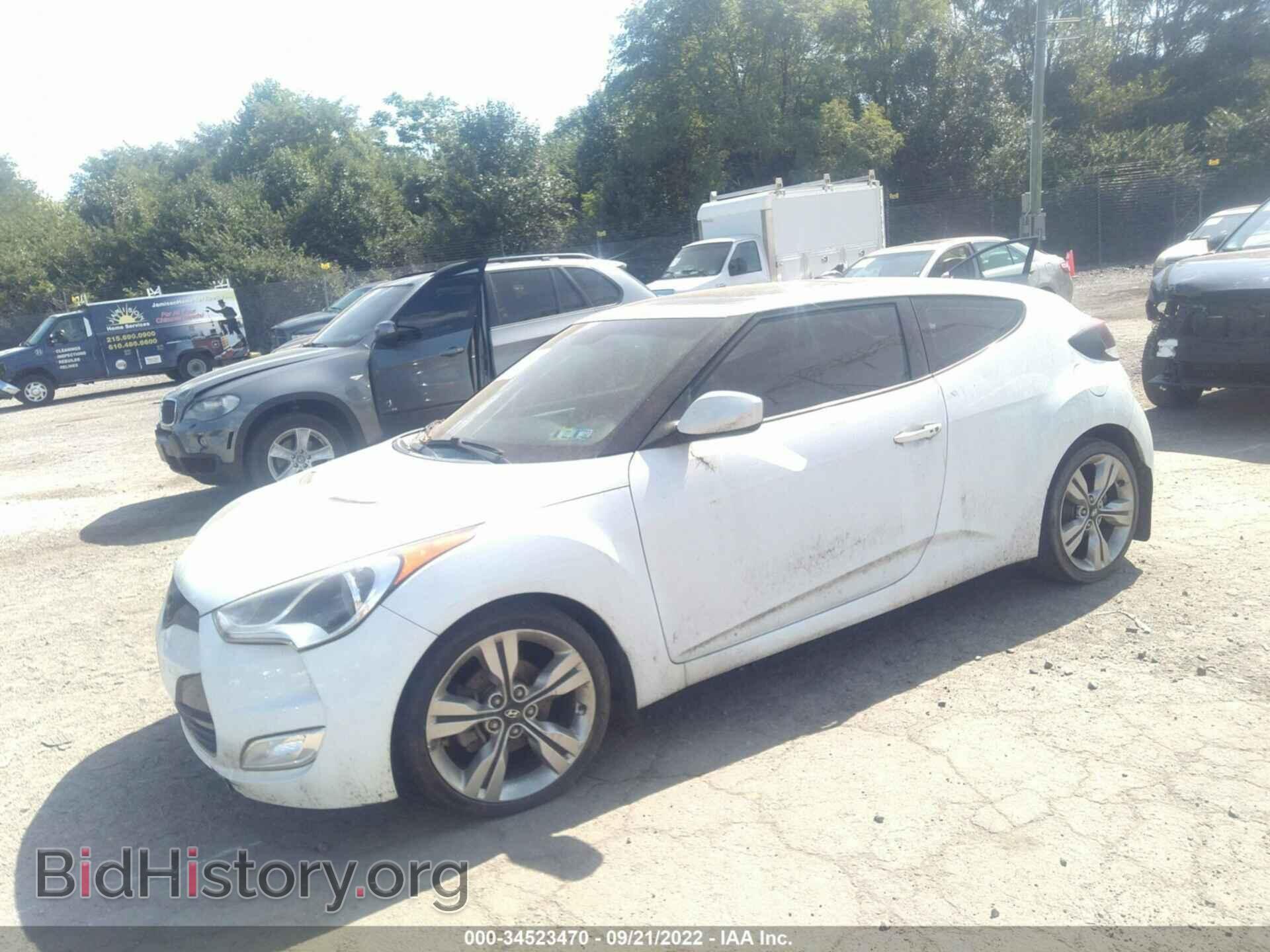 2013 HYUNDAI VELOSTER - VIN: KMHTC6AD5DU086151 - Фото 2