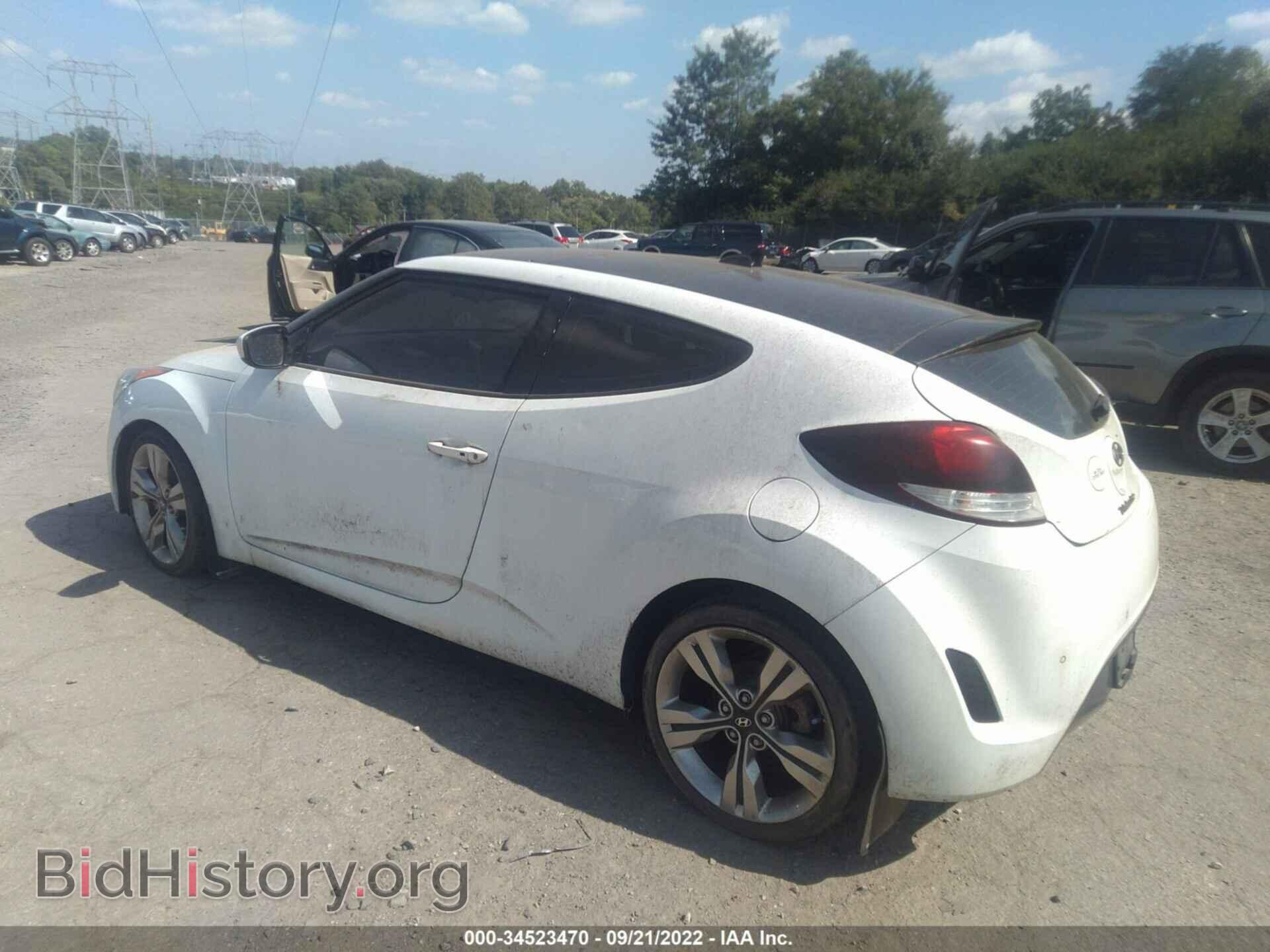 2013 HYUNDAI VELOSTER - VIN: KMHTC6AD5DU086151 - Фото 3
