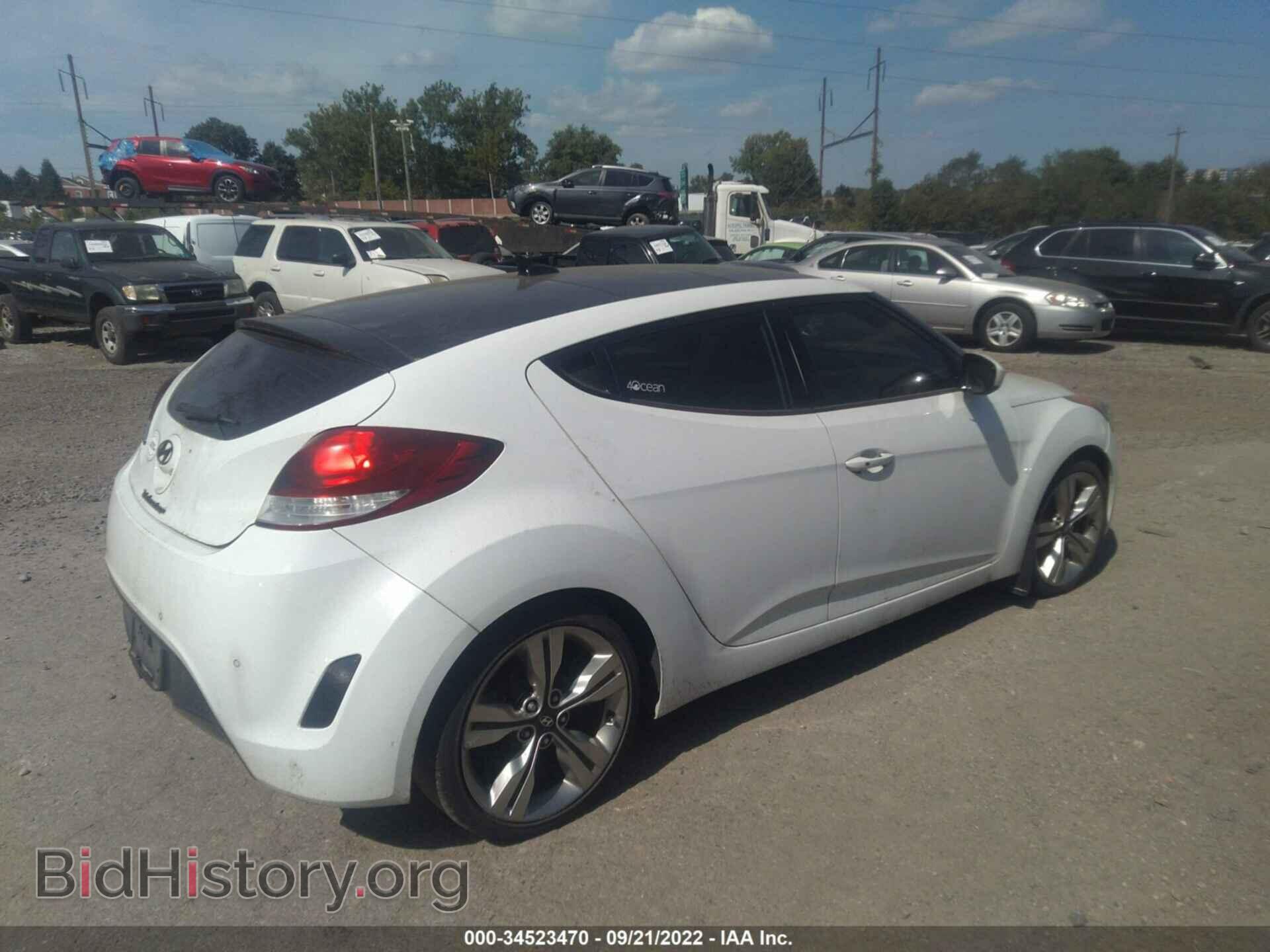 2013 HYUNDAI VELOSTER - VIN: KMHTC6AD5DU086151 - Фото 4