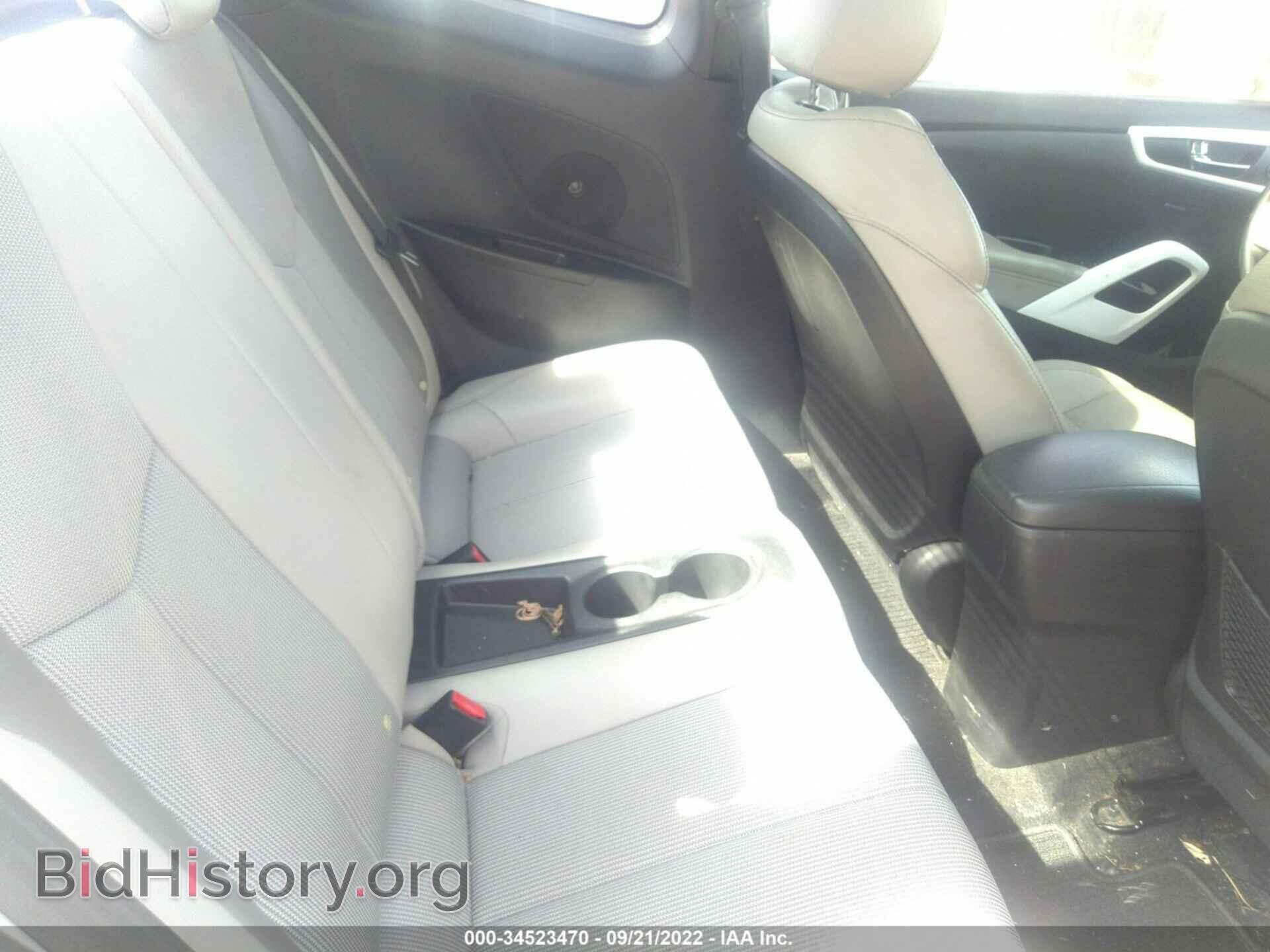 2013 HYUNDAI VELOSTER - VIN: KMHTC6AD5DU086151 - Фото 8
