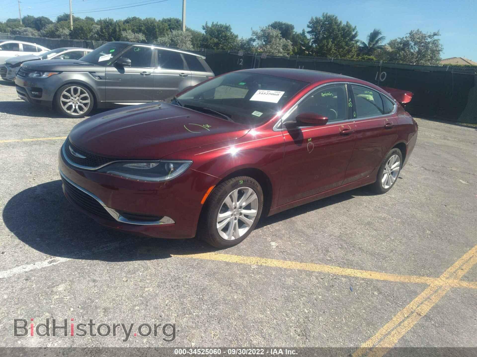 2016 CHRYSLER 200 - VIN: 1C3CCCAB7GN168595 - Фото 2