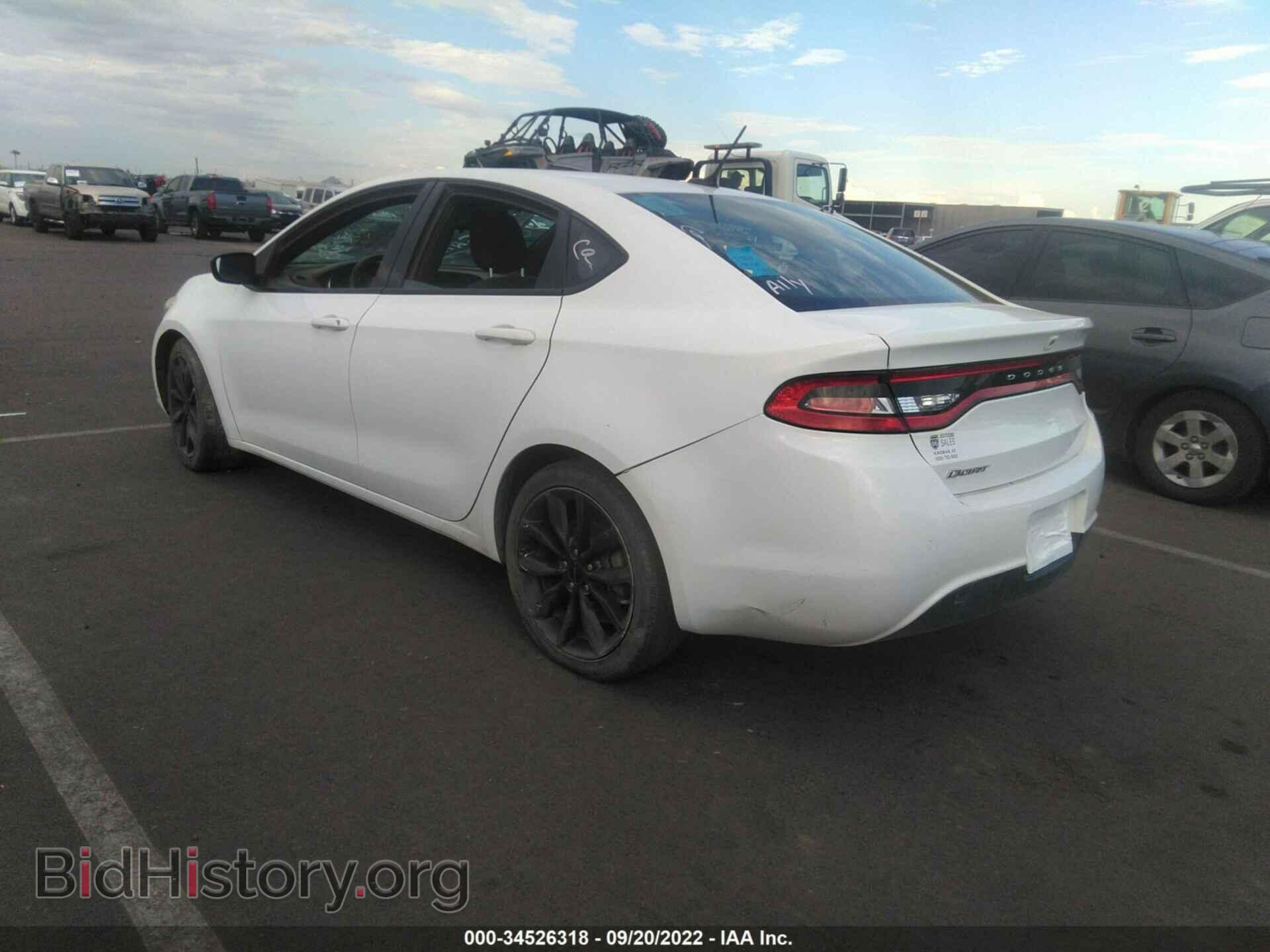 2016 DODGE DART - VIN: 1C3CDFFA3GD819936 - Фото 3