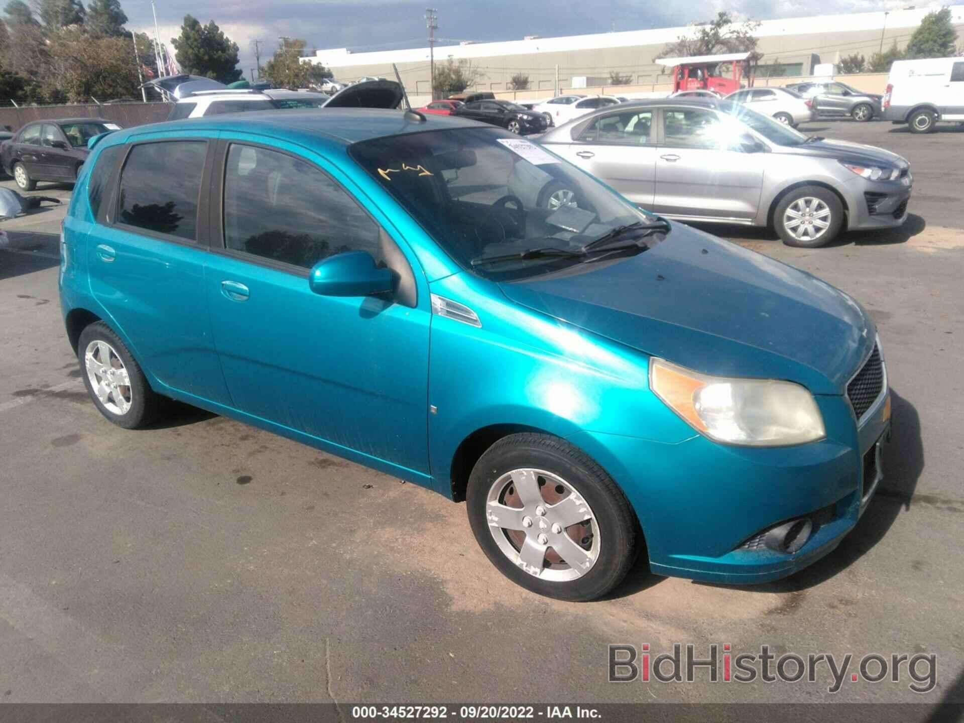 Photo KL1TD66E39B627551 - CHEVROLET AVEO 2009