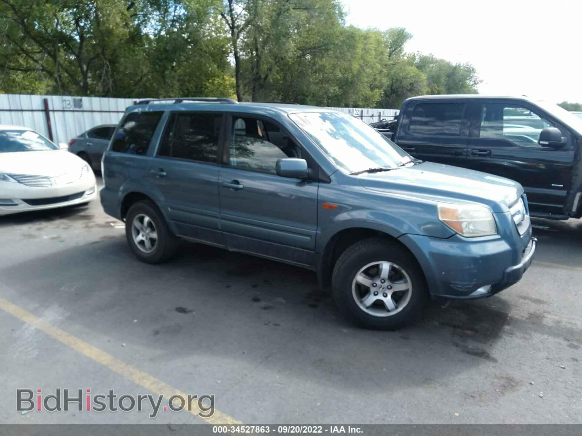 Photo 5FNYF28476B003802 - HONDA PILOT 2006