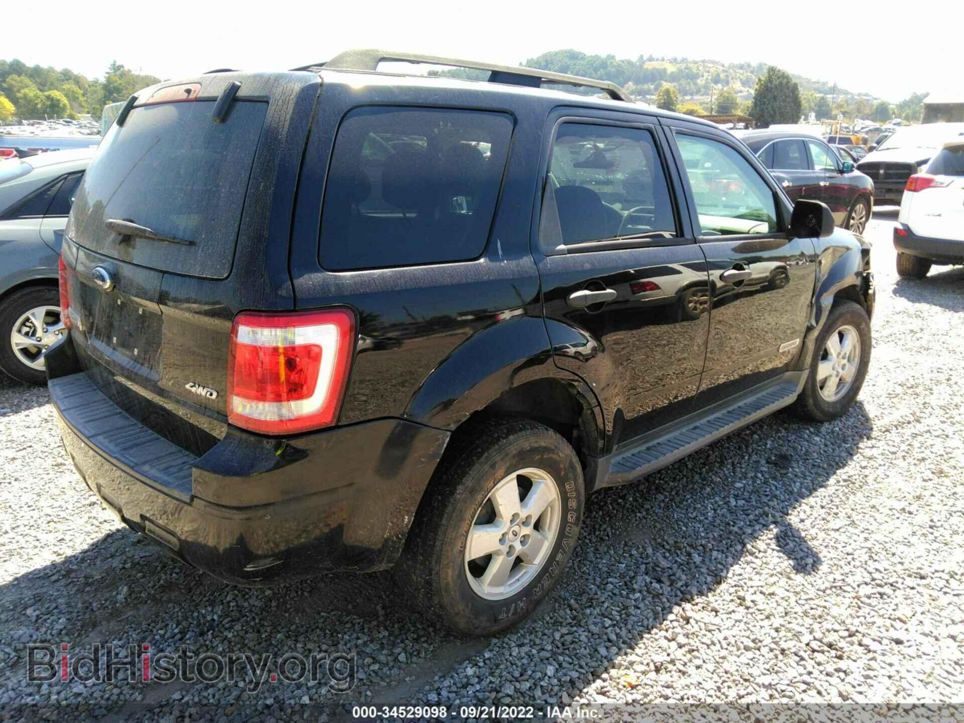 2008 FORD ESCAPE - VIN: 1FMCU93128KB36121 - Фото 4