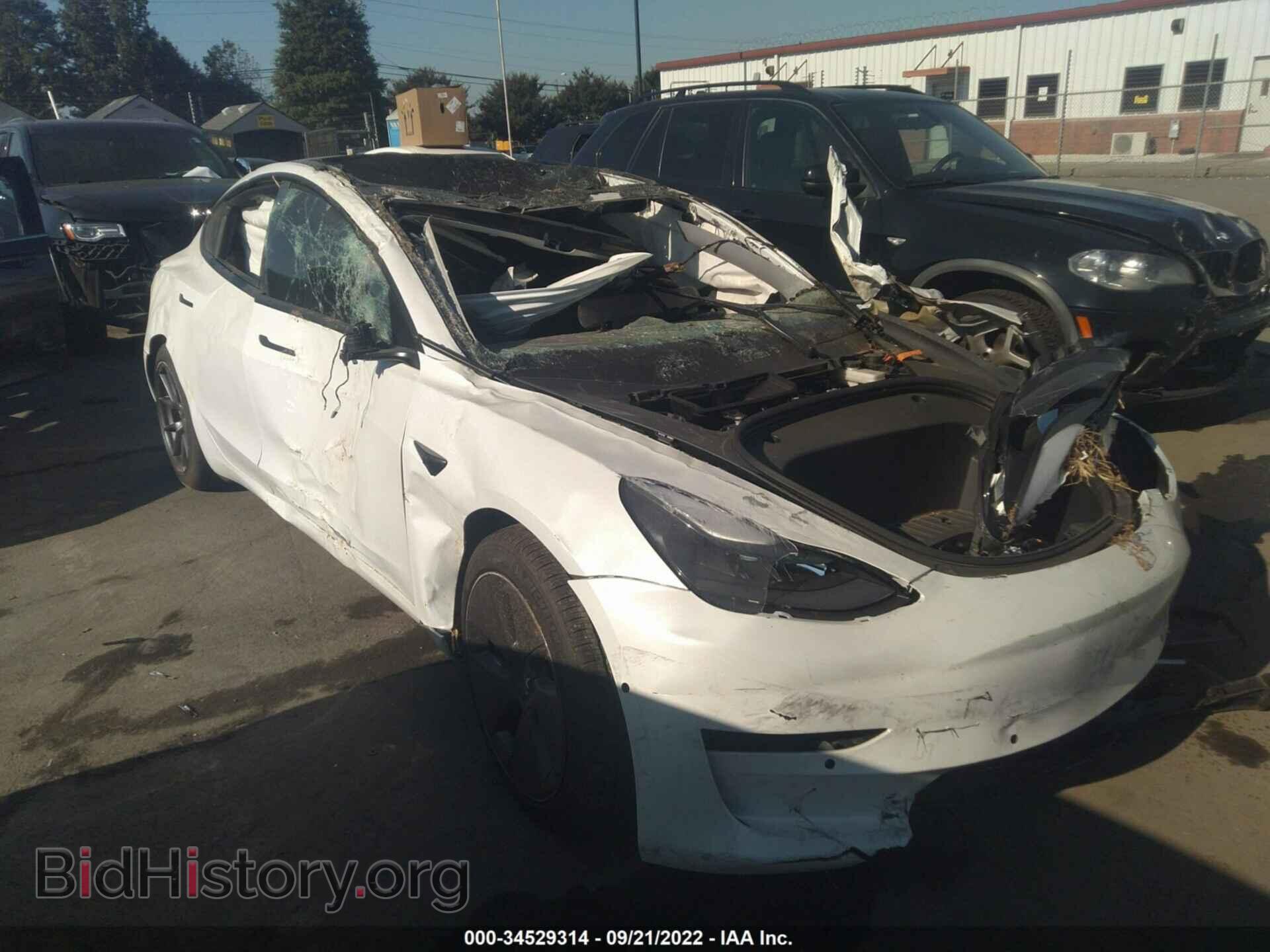 Photo 5YJ3E1EB6MF080779 - TESLA MODEL 3 2021
