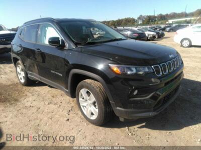 2022 Jeep COMPASS Latitude, черный — VIN 3C4NJDBB1NT121610, IAAI