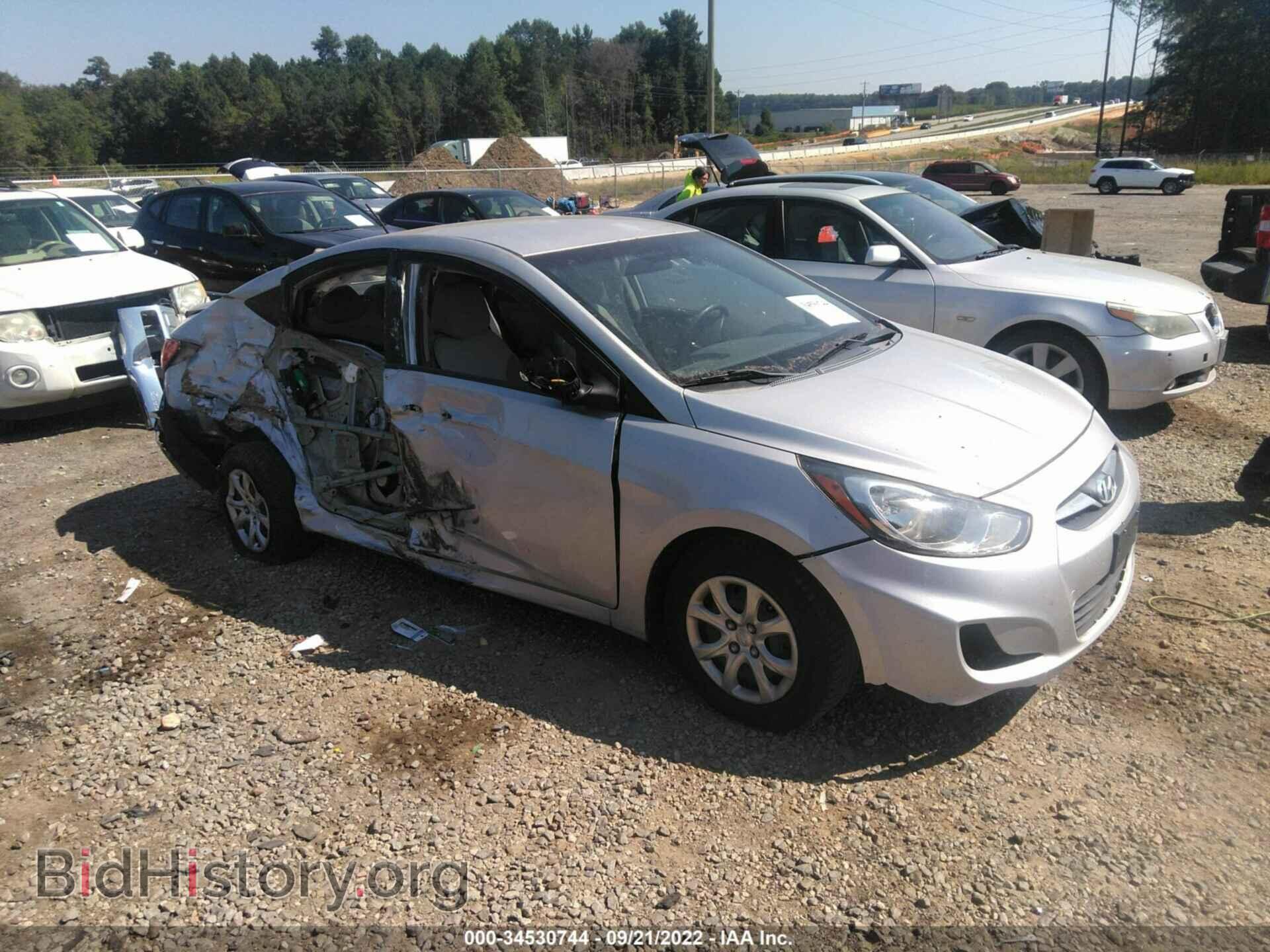 Photo KMHCT4AE3CU054925 - HYUNDAI ACCENT 2012