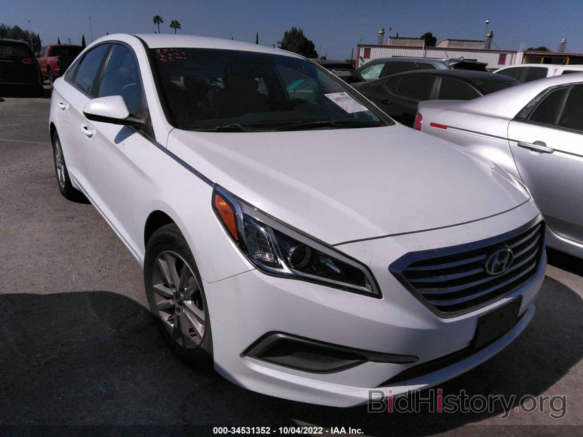 Photo 5NPE24AF1GH396026 - HYUNDAI SONATA 2016