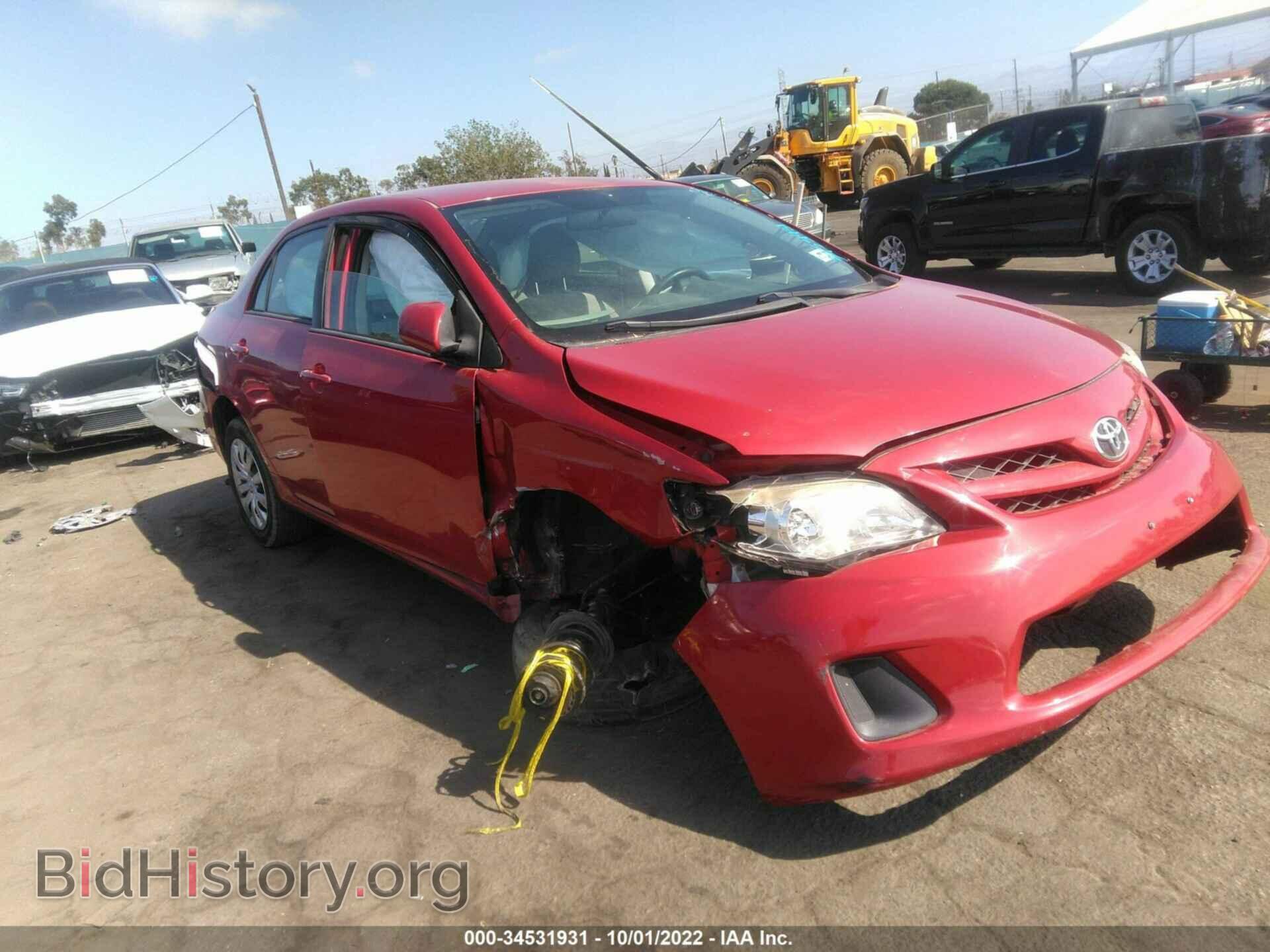 Photo 2T1BU4EE1CC779914 - TOYOTA COROLLA 2012